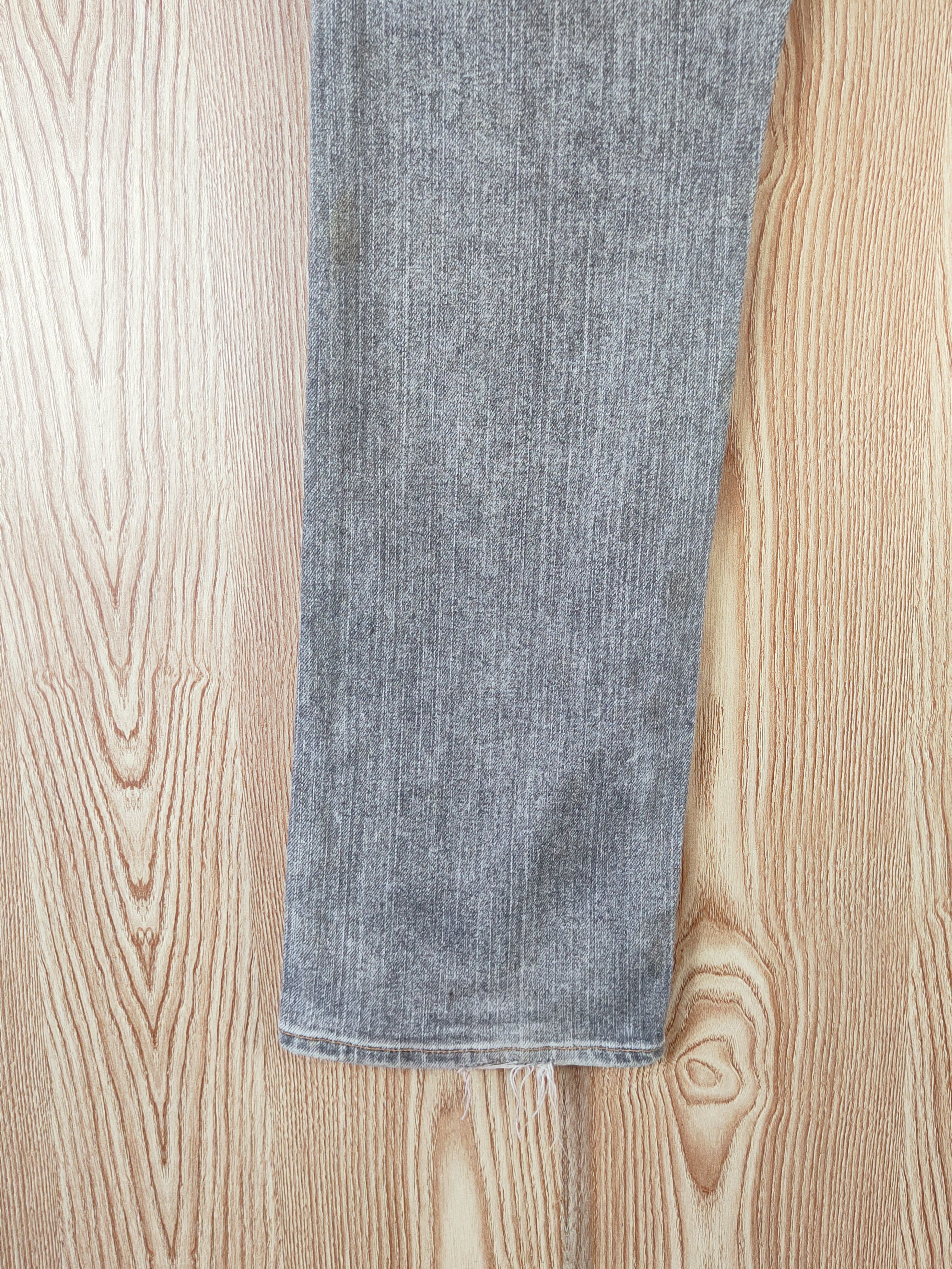 GL Heart Black Faded Distressed Ripped Jeans #W788