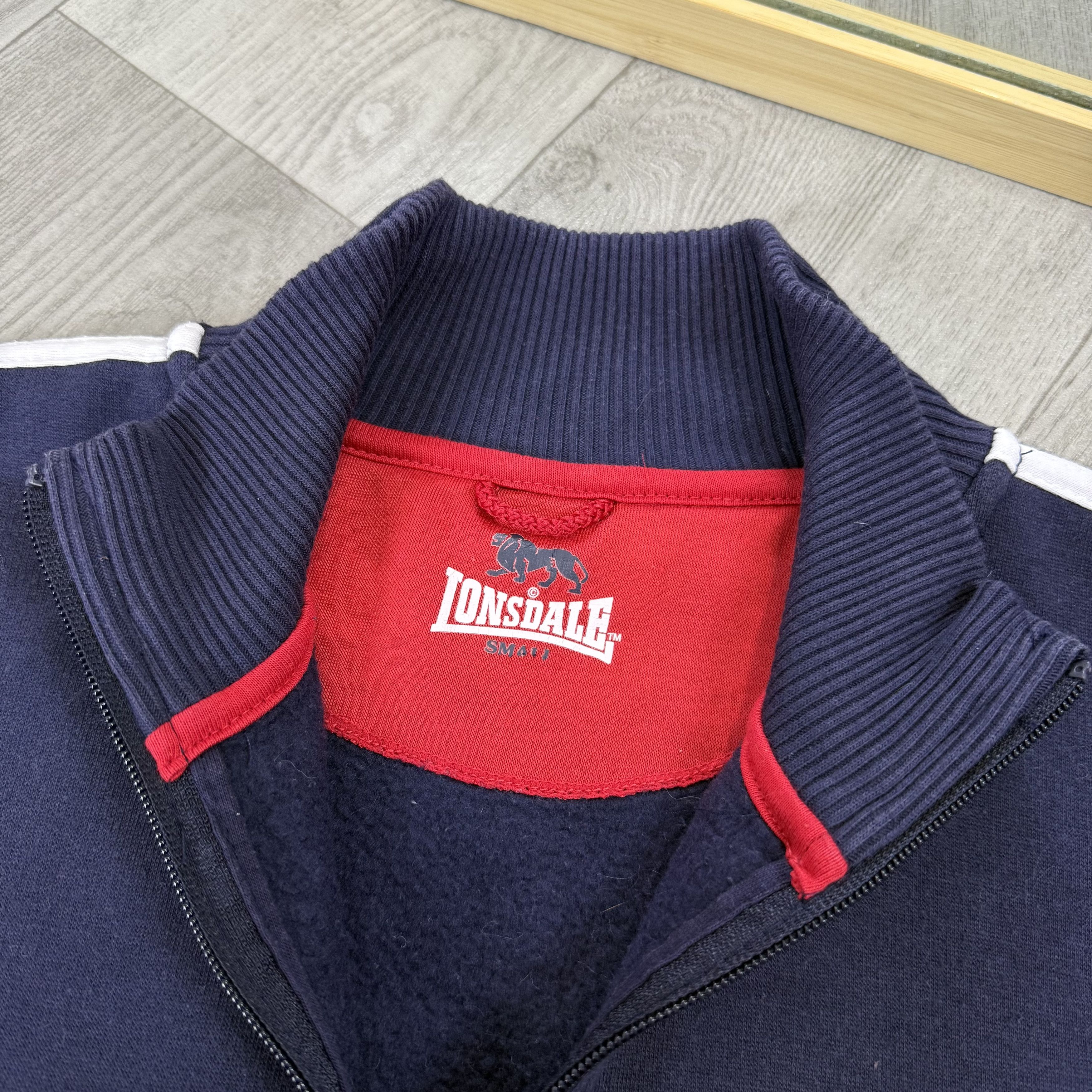 Lonsdale Vintage Lonsdale 90s Embroidered Zip Sweatshirt Sweat Jacket Size US S / EU 44-46 / 1 - 9 Thumbnail