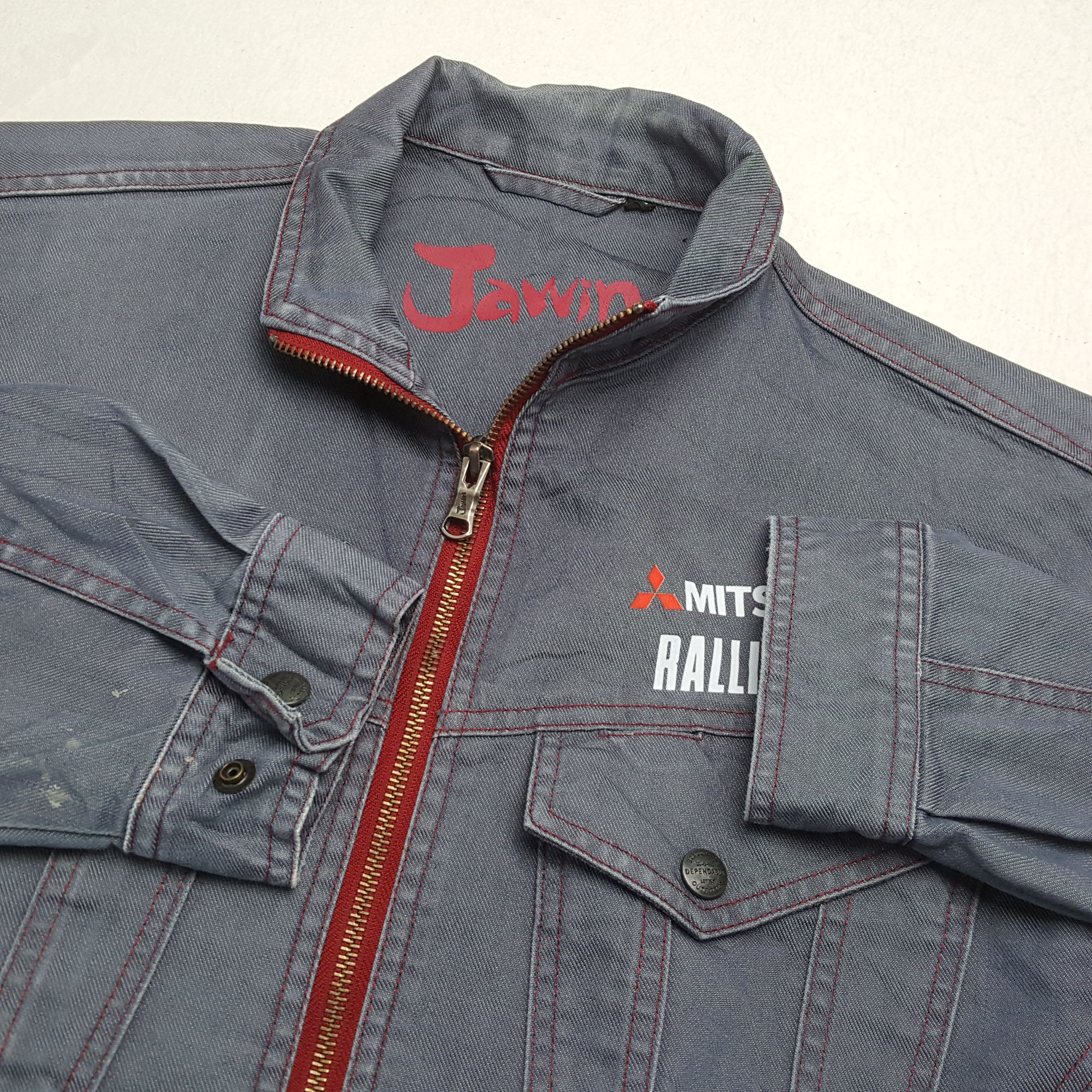 Japanese Brand × Vintage Vintage MITSUBISHI RALLI ART Japanese Racing Custom Jacket Size US M / EU 48-50 / 2 - 10 Thumbnail