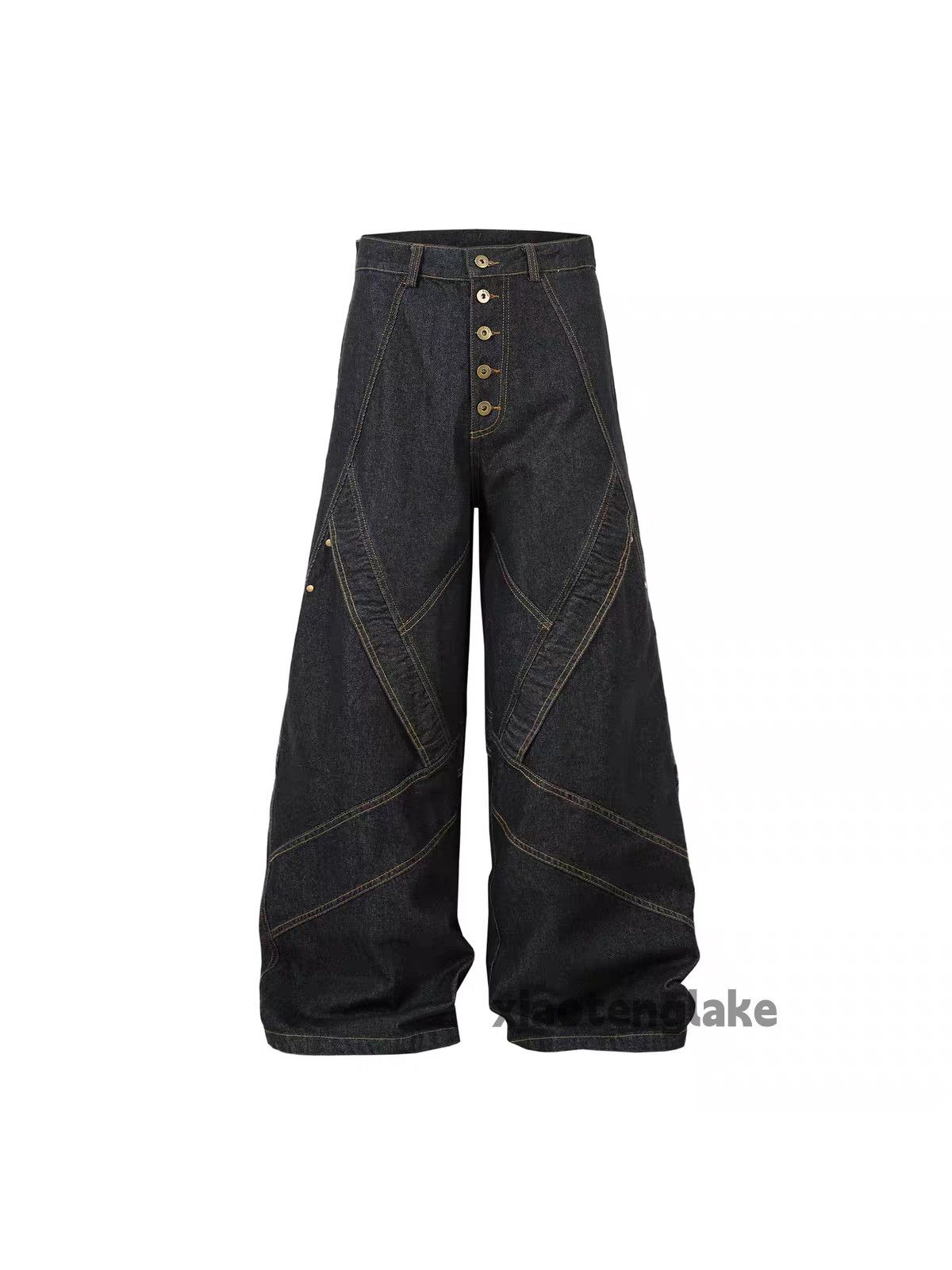 Jean ltx vintage loose baggy skate hiphop cargo flared jeans Size US 34 / EU 50 - 6 Thumbnail