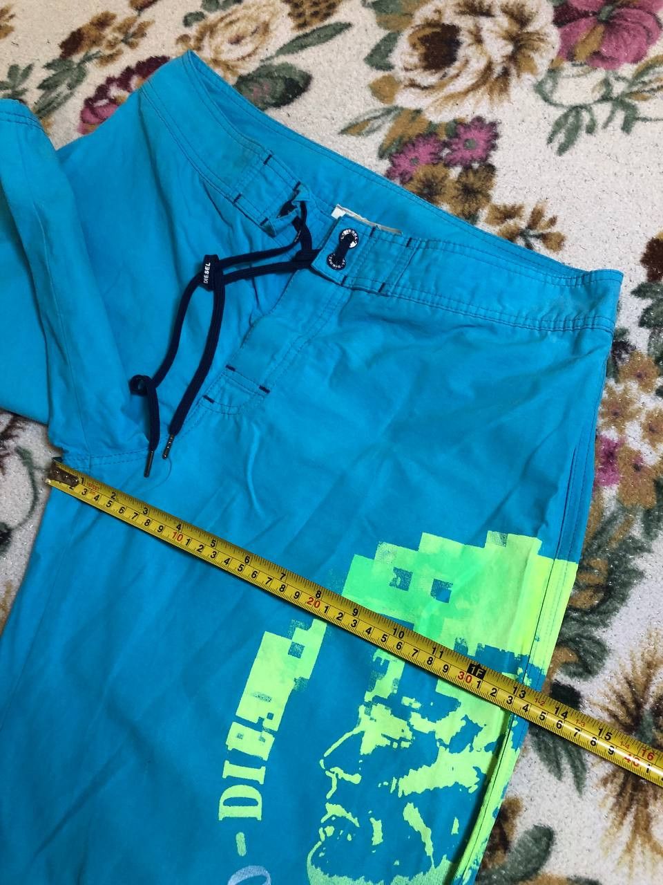 Diesel Diesel Men's Lined Board Shorts Beach Size US 33 - 10 Thumbnail