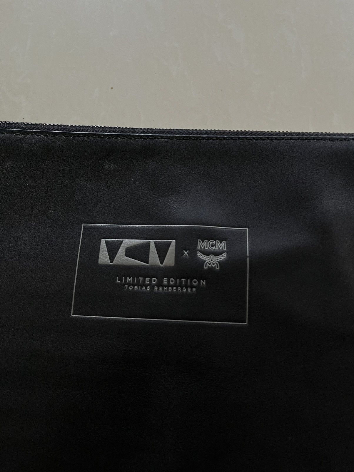 MCM MCM Leather Pouch Bag x Tobias Rehberger Clutch Ltd Edition Size ONE SIZE - 3 Thumbnail