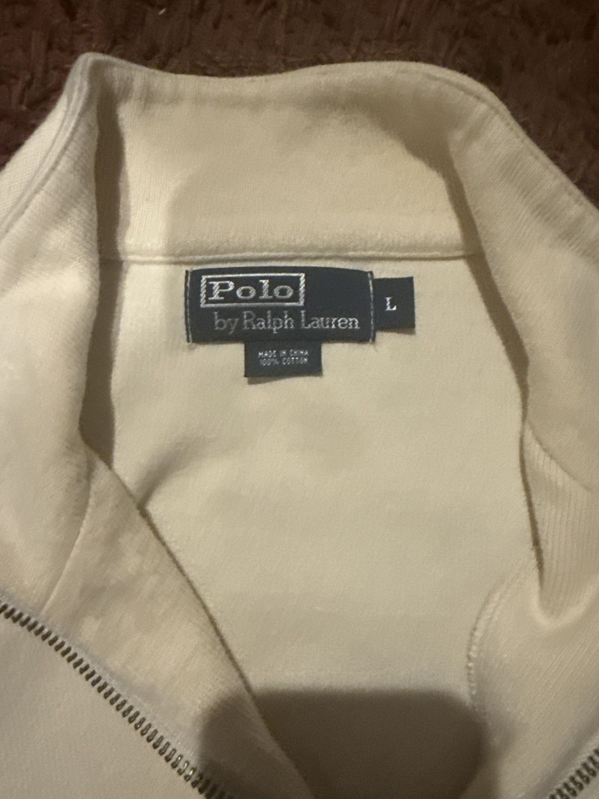 Polo Ralph Lauren Vintage Polo Ralph Lauren beige quarter zip sweater Size US L / EU 52-54 / 3 - 2 Thumbnail