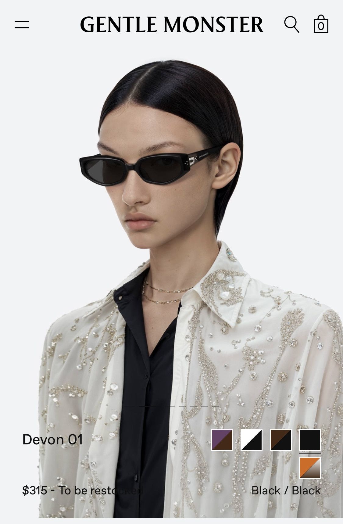 Gentle Monster Gentle Monster Devon 01 Sunglasses Size ONE SIZE - 3 Thumbnail