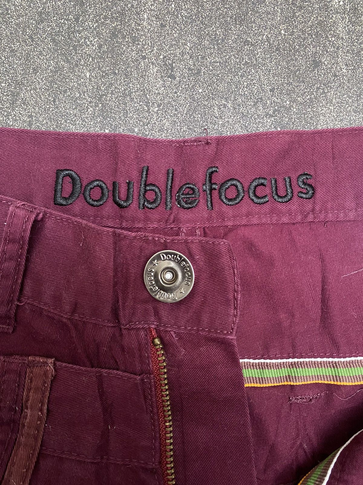 If Six Was Nine × Japanese Brand × Seditionaries Double Focus Double Waist Goth Burgundy Pants Size US 31 - 6 Thumbnail
