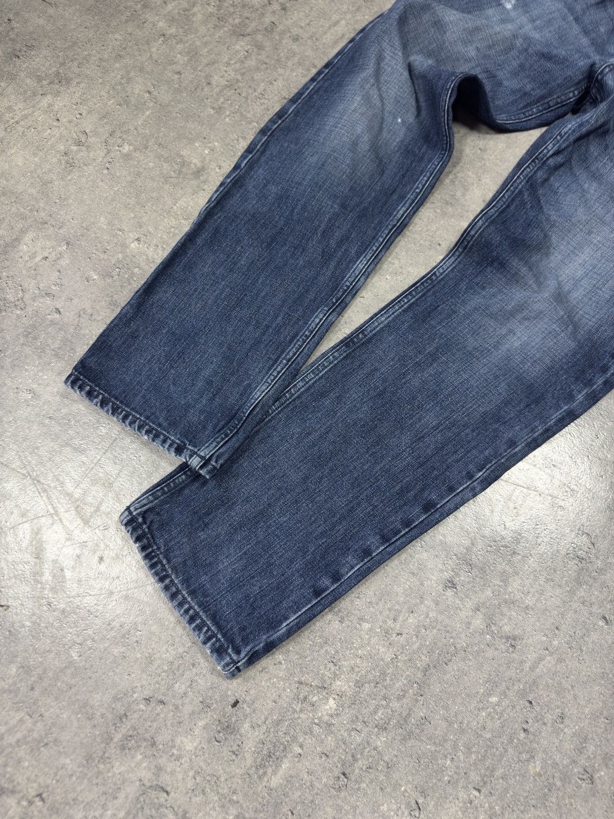 Adidas × Vintage ᶠᵃⁿᶜʸᵍᵘʸ Y2K Adidas Washed Denim Jeans Wide leg Y2K Size US 32 / EU 48 - 2 Thumbnail
