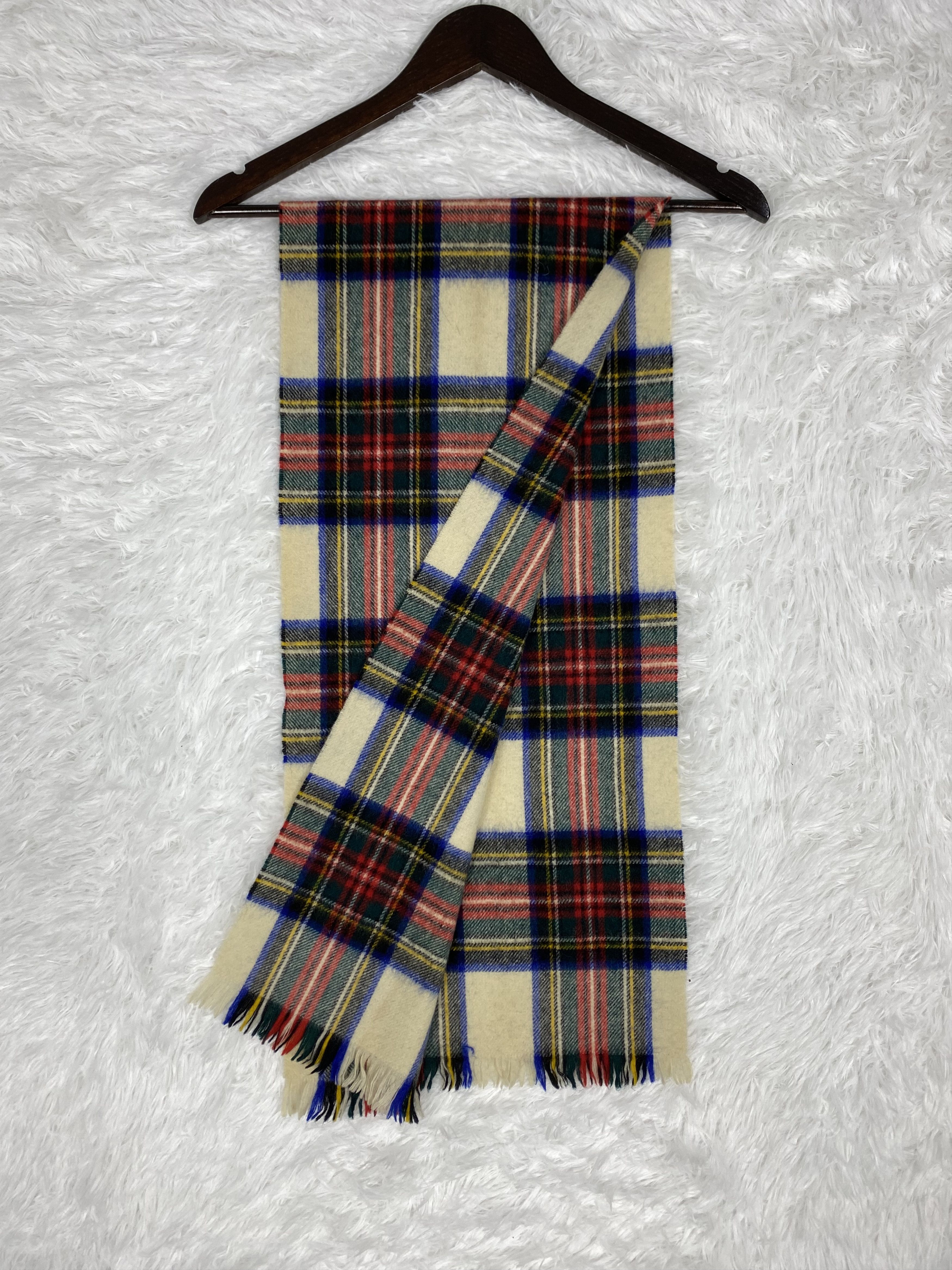 Johnstons Of Elgin Vintage Johnstons X Daimaru Scarf / Muffler Neckwear PM0061 Size ONE SIZE - 5 Thumbnail