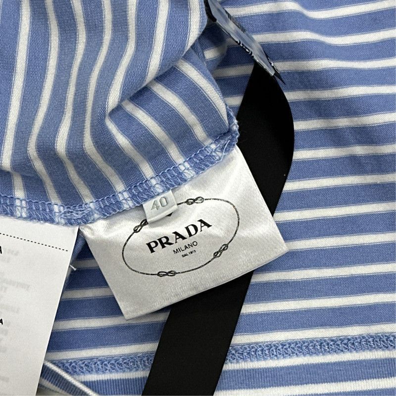 Prada Prada Striped Short Sleeve Pullover TShirt-2506 Size US S / EU 44-46 / 1 - 2 Thumbnail