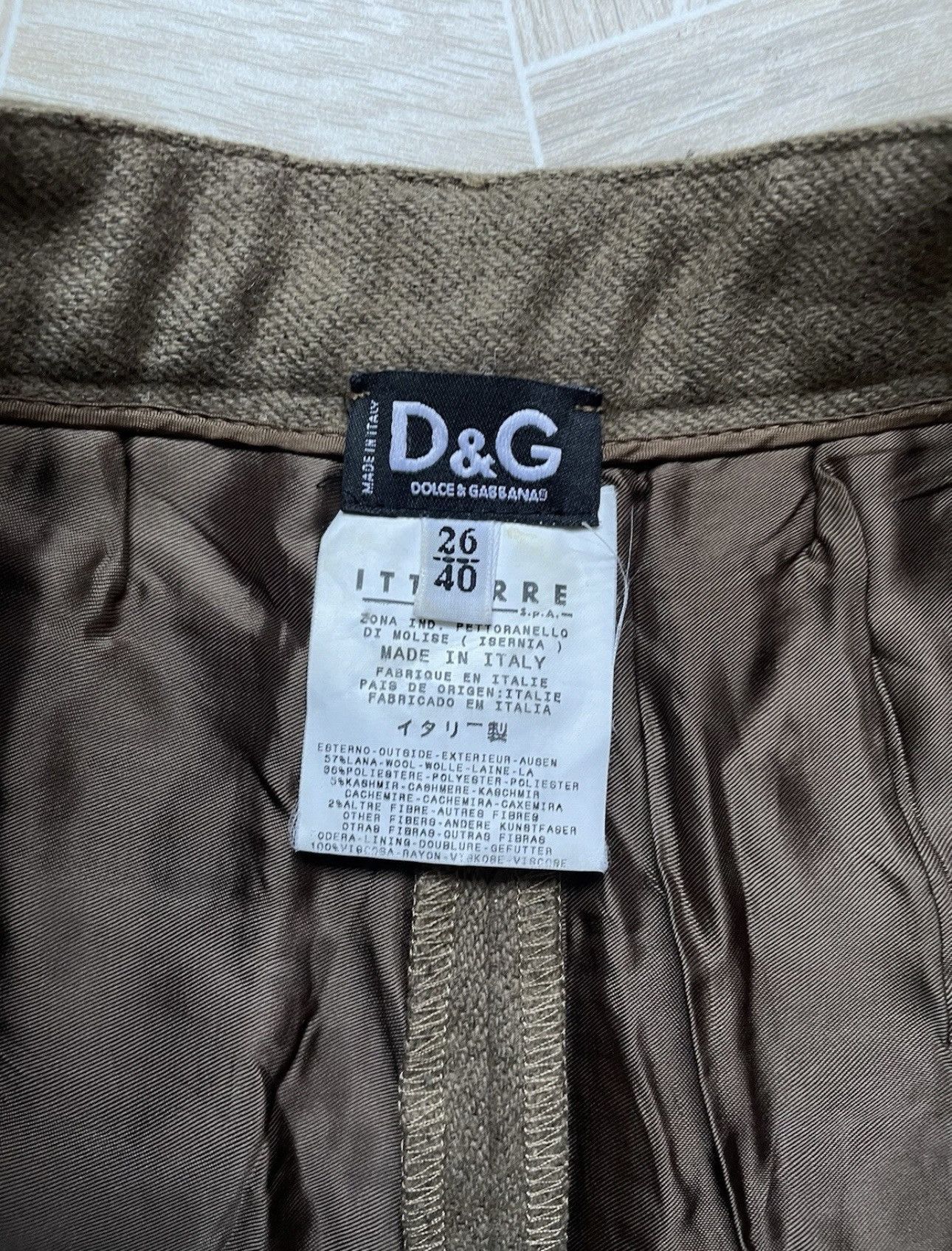 Dolce & Gabbana Dolce&Gabbana cashmere pants Size 26" / US 2 / IT 38 - 12 Thumbnail