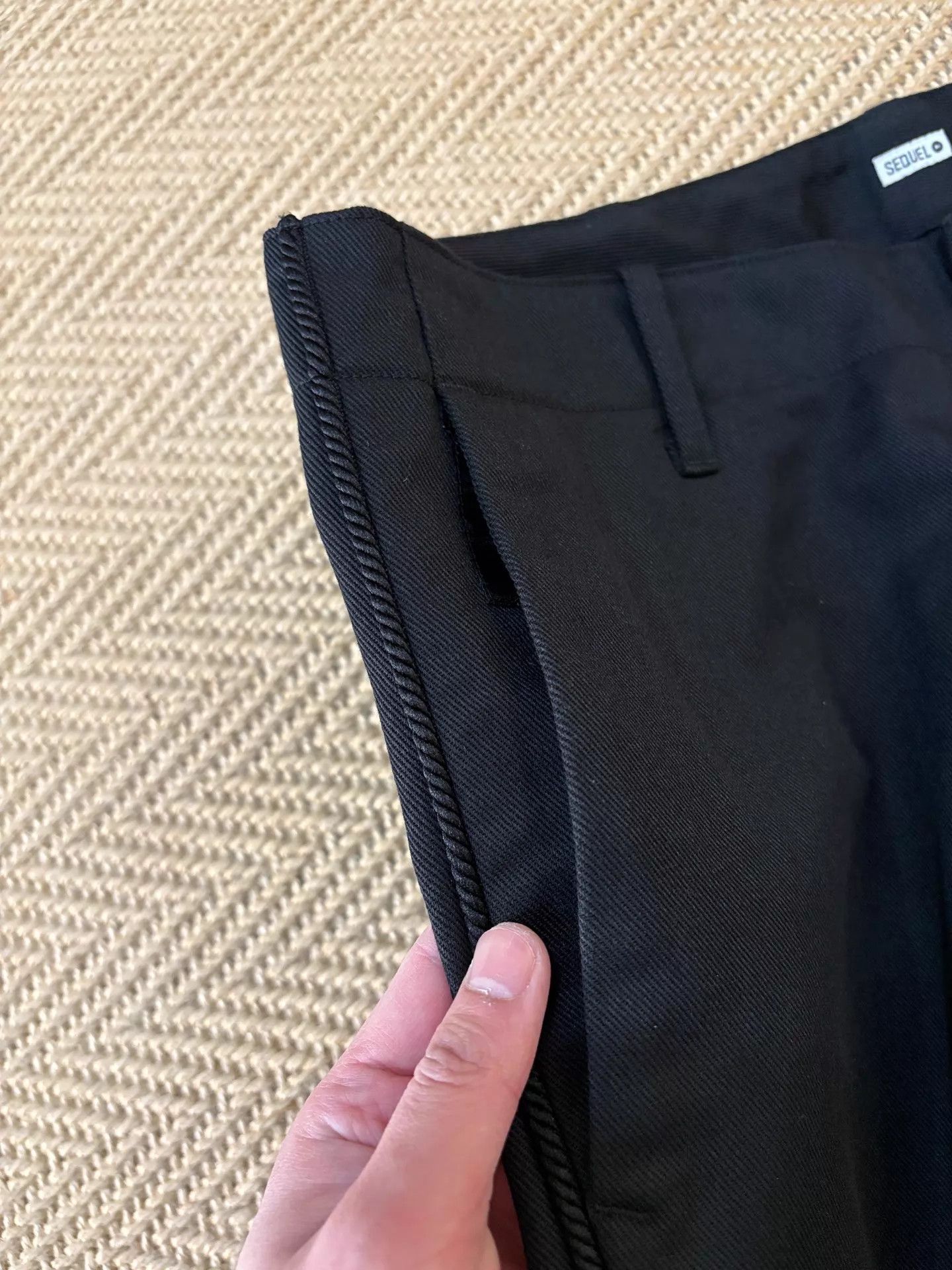 Hiroshi Fujiwara Hiroshi Fujiwara Sequel Type-F 21SS Tapered Black L Size US 34 / EU 50 - 5 Thumbnail