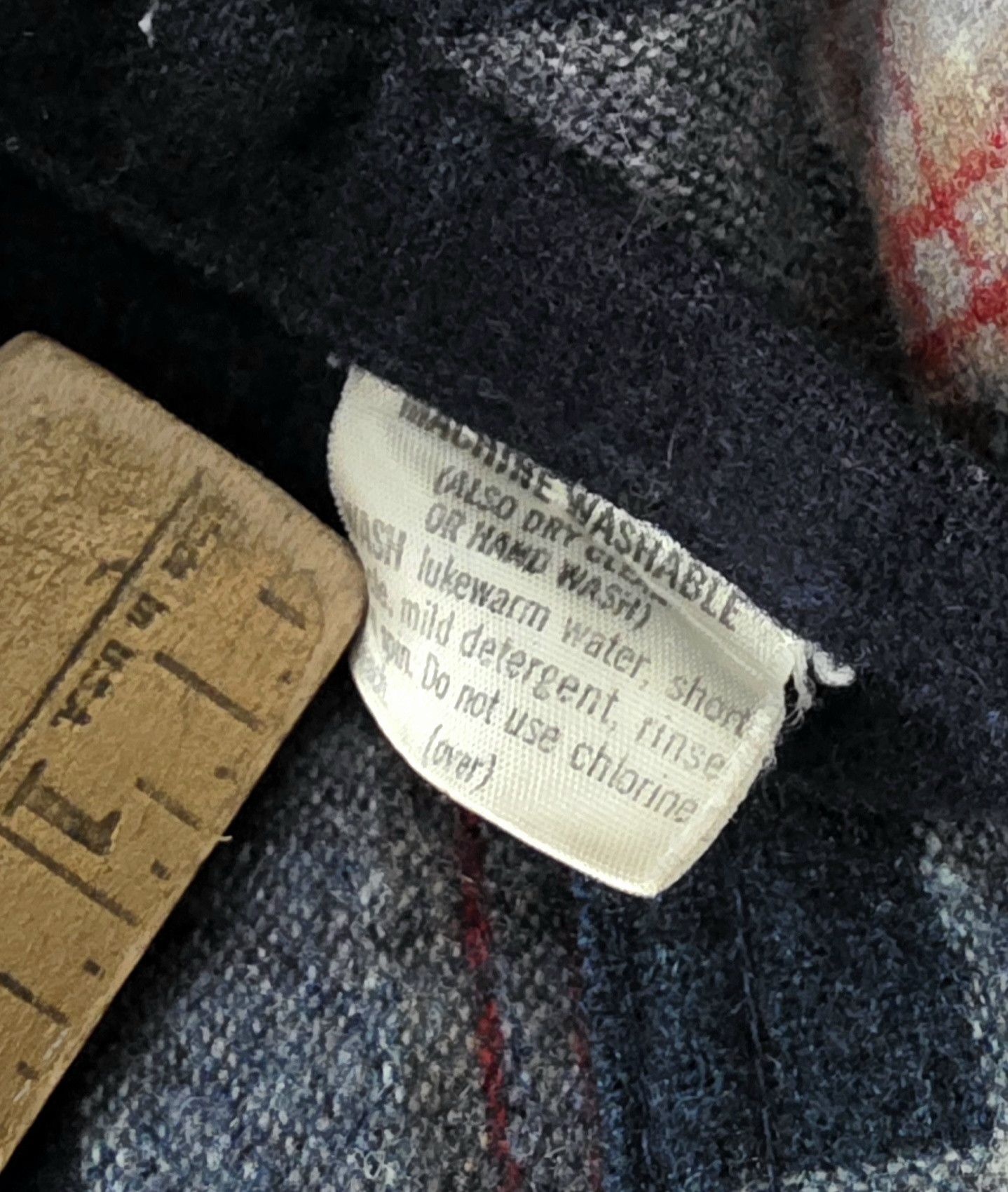 Pendleton Pendleton 1970s 80s Wool Board S Blue Plaid Loop Collar USA Size US S / EU 44-46 / 1 - 12 Thumbnail