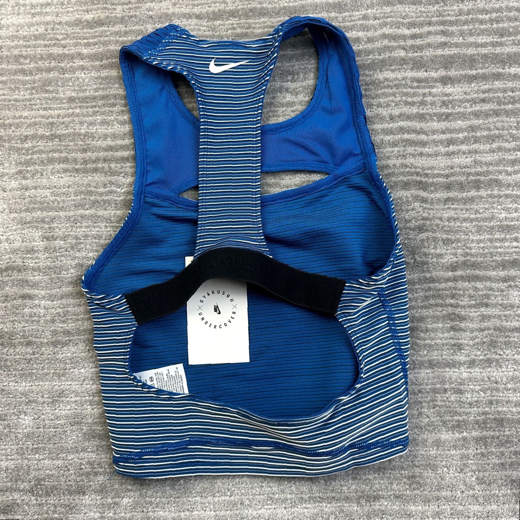 Nike Nike Gyakusou Undercover Knit Tank Womens XS Blue Dri-Fit Running Top Size XS / US 0-2 / IT 36-38 - 2 Thumbnail