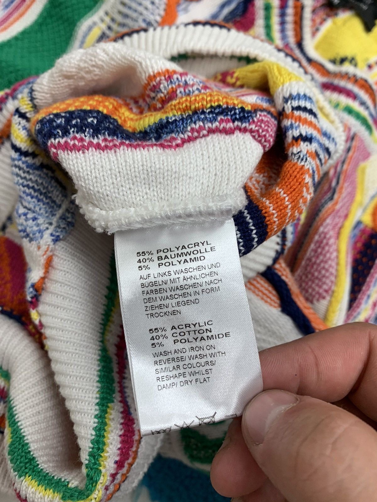 Carlo Colucci × Designer Rare Carlo Colucci Rundhals Pullover Conteduca Heavy Knit Size US M / EU 48-50 / 2 - 16 Thumbnail
