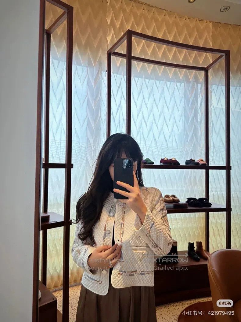 Hermes Hermes Ladies' jacket with classic 'Spinning Music' patter Size XS / US 0-2 / IT 36-38 - 6 Thumbnail