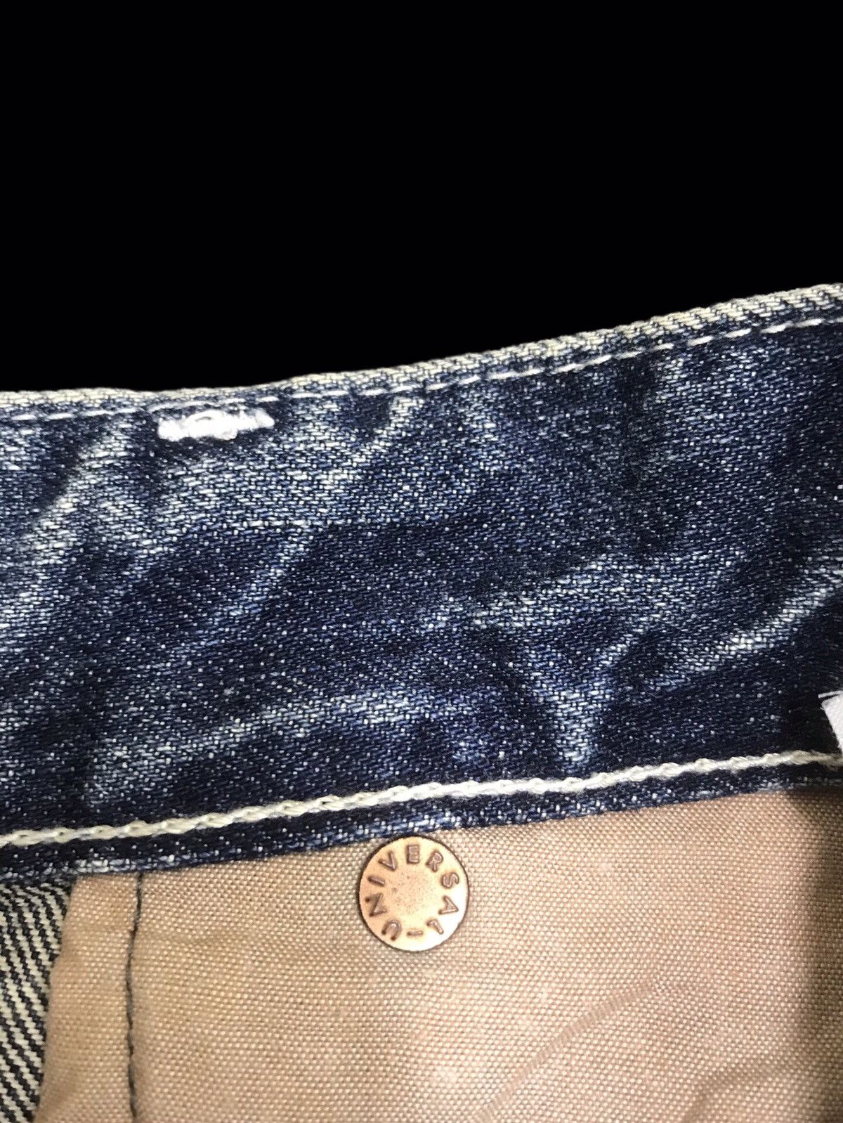 Japanese Brand 💥FLARE💥VINTAGE BLUE WAY SICK FADES FLARE DENIM F315 Size US 35 - 18 Thumbnail