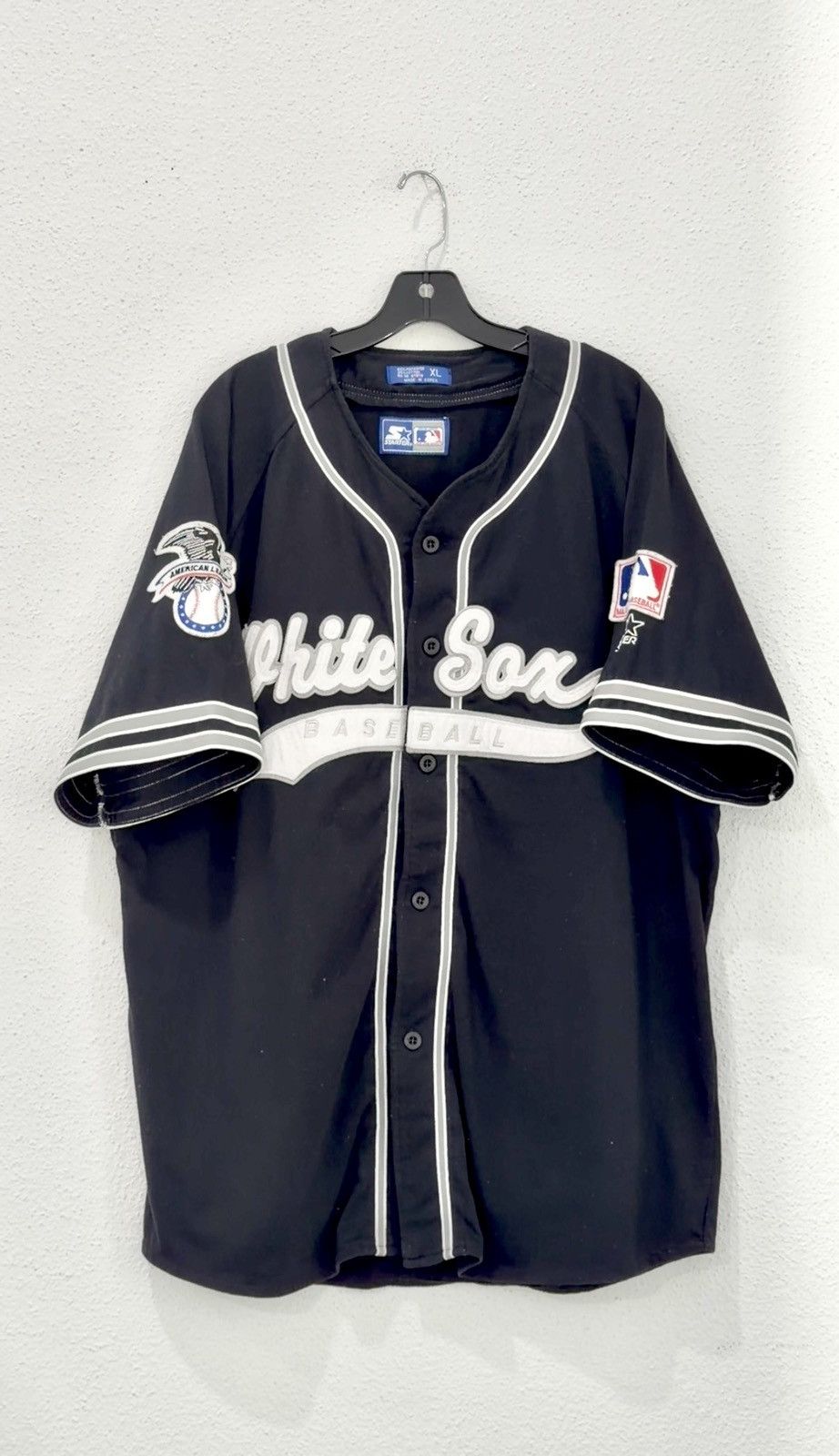 Starter VINTAGE 90s CHICAGO WHITESOX MLB STARTER TAILSWEEP SCRIPT XL Size US XL / EU 56 / 4 - 1 Thumbnail