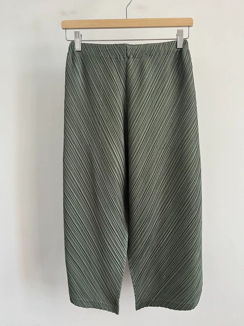 Issey Miyake issey miyake size:1 Green pleated pants Size 42" / US 20 - 1 Thumbnail