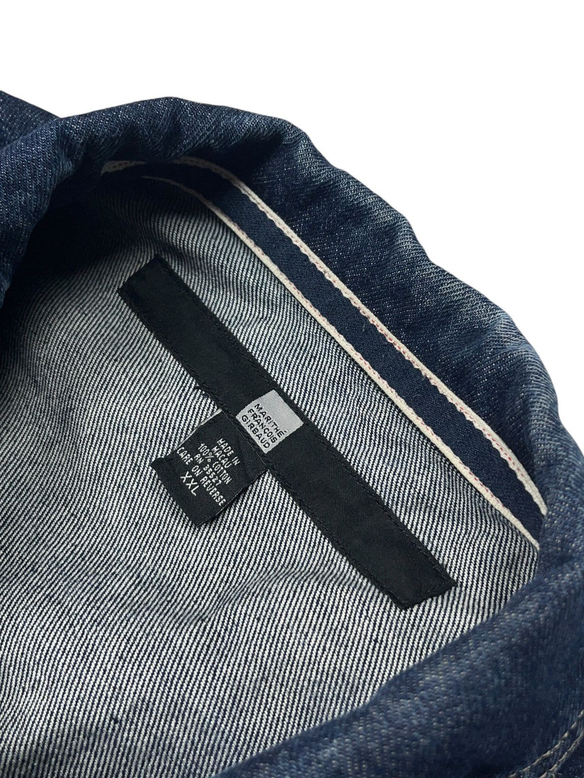 Marithe + Francois Girbaud × Vintage Vintage Marithe Francois Gibraud Denim Jacket Full Zip Size US XXL / EU 58 / 5 - 5 Thumbnail
