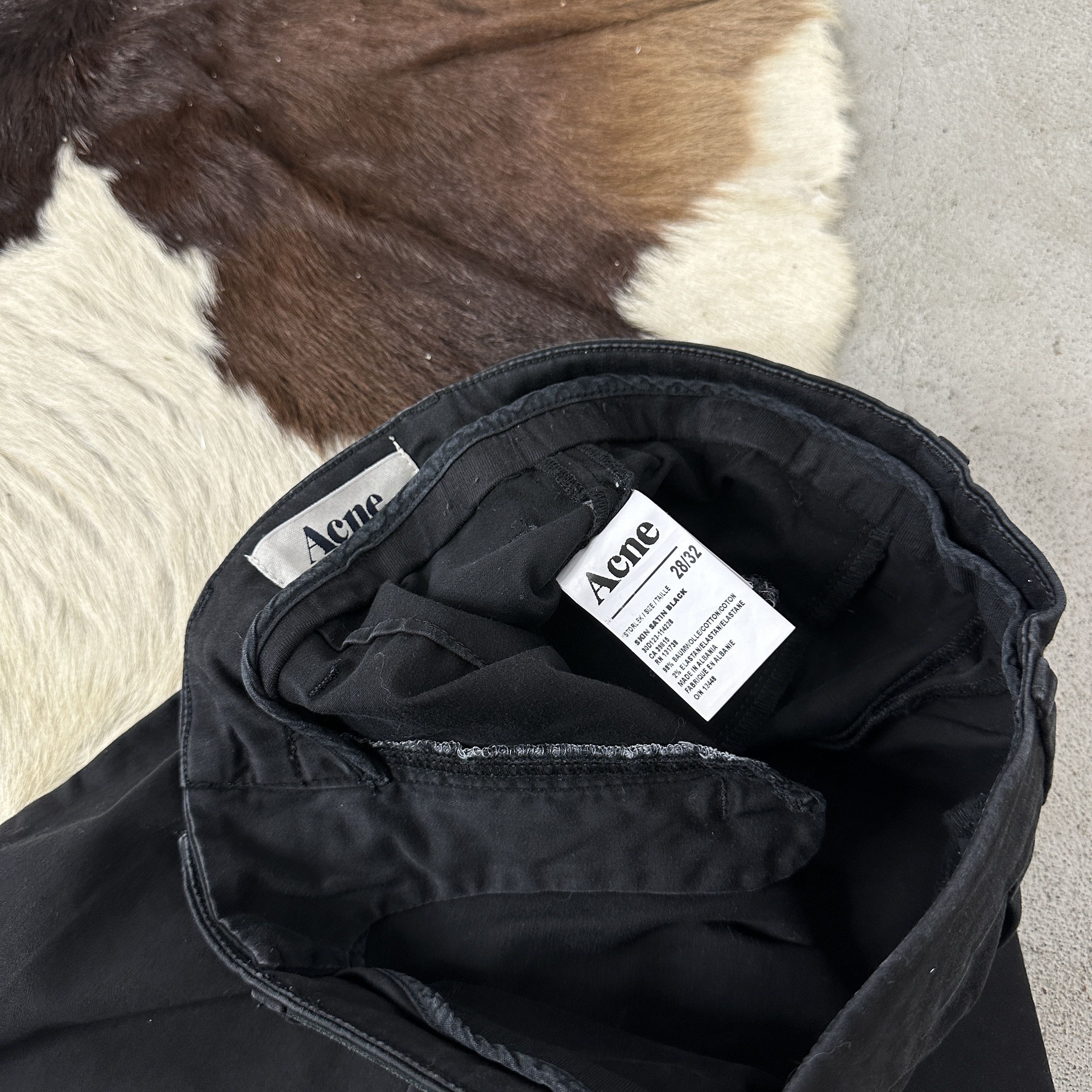 Acne Studios × Vintage Vintage Denim Avant Garde Y2K Skinny Acne Jeans Size 29" - 3 Thumbnail