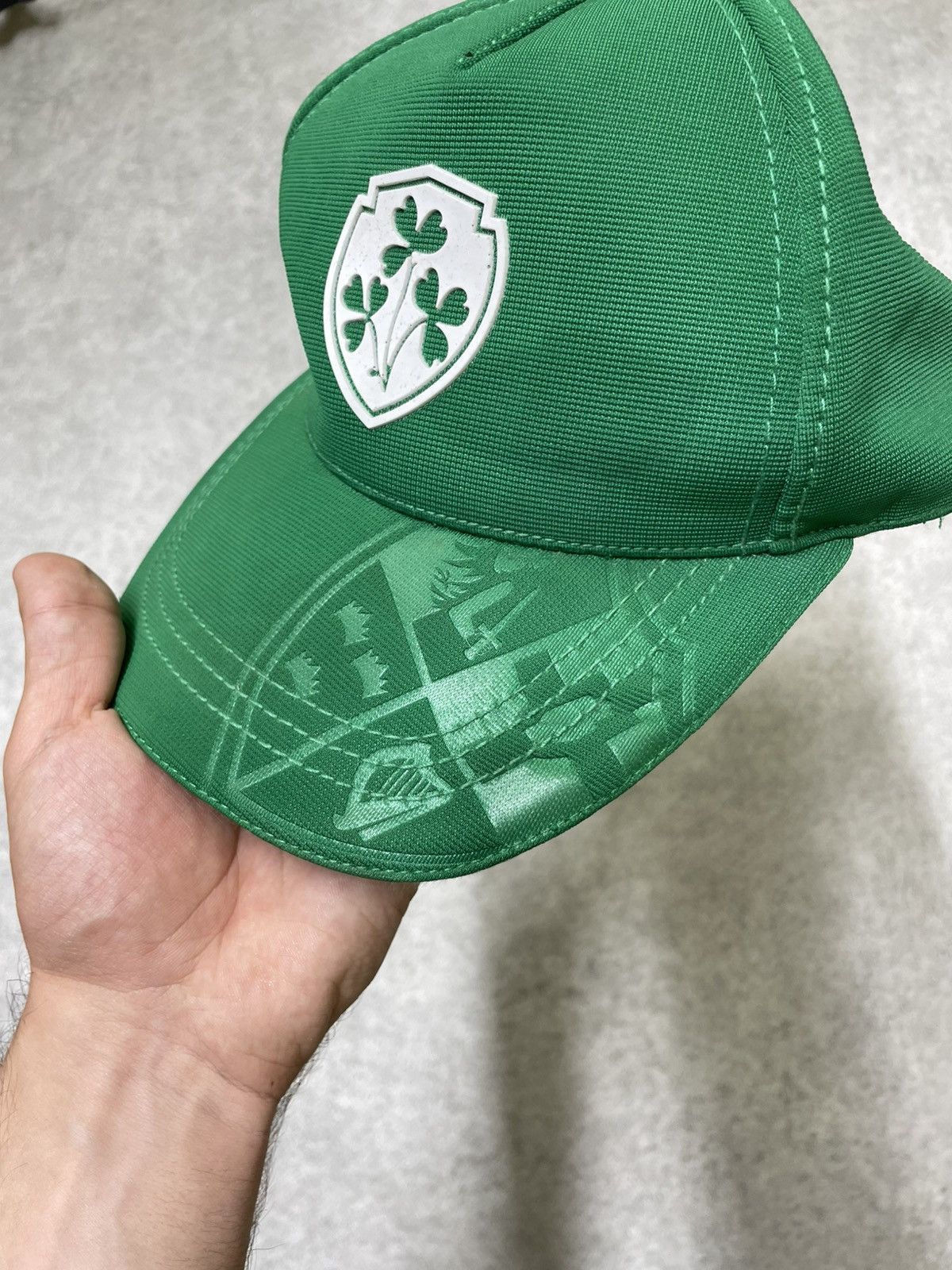Japanese Brand Y2K Lansdowne Sports Emerald Green Baseball Cap Size ONE SIZE - 2 Thumbnail