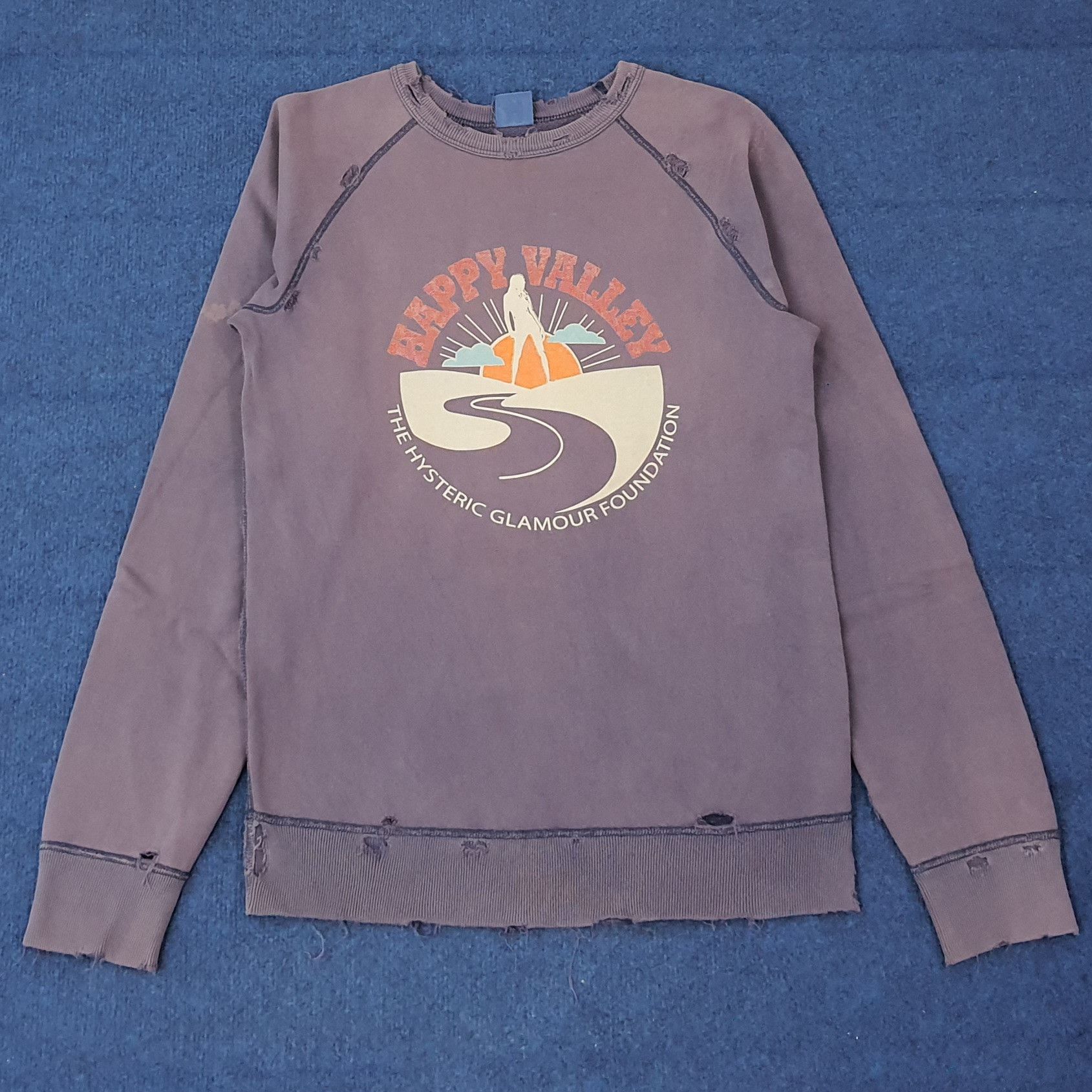 Hysteric Glamour Vintage Hysteric Glamour Distressed Style Sweatshirt C260N18 Size US XS / EU 42 / 0 - 1 Thumbnail