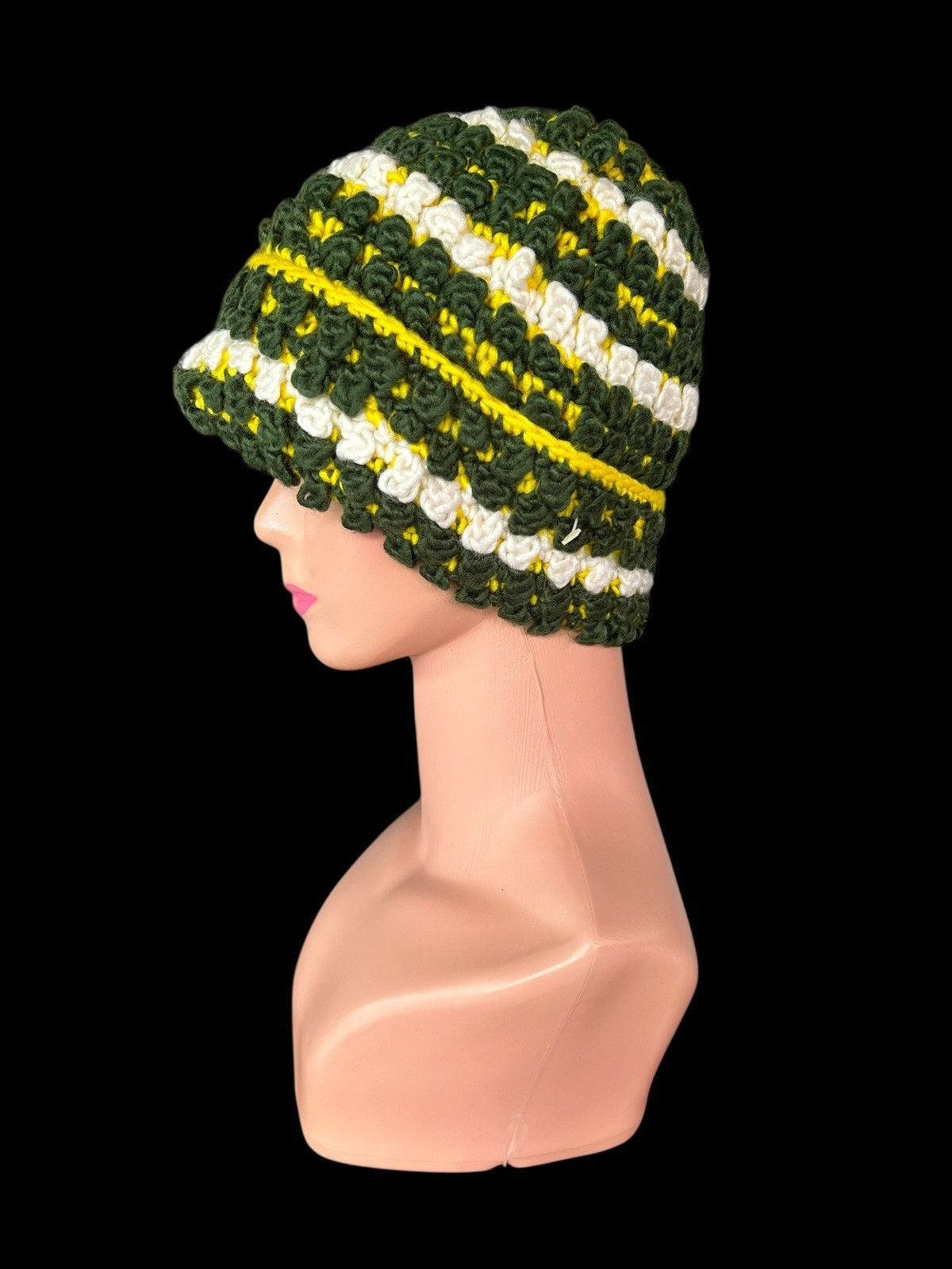 Japanese Brand × Kapital × Vintage Crochet Knitted Handmade Beanie Hats Size ONE SIZE - 2 Thumbnail