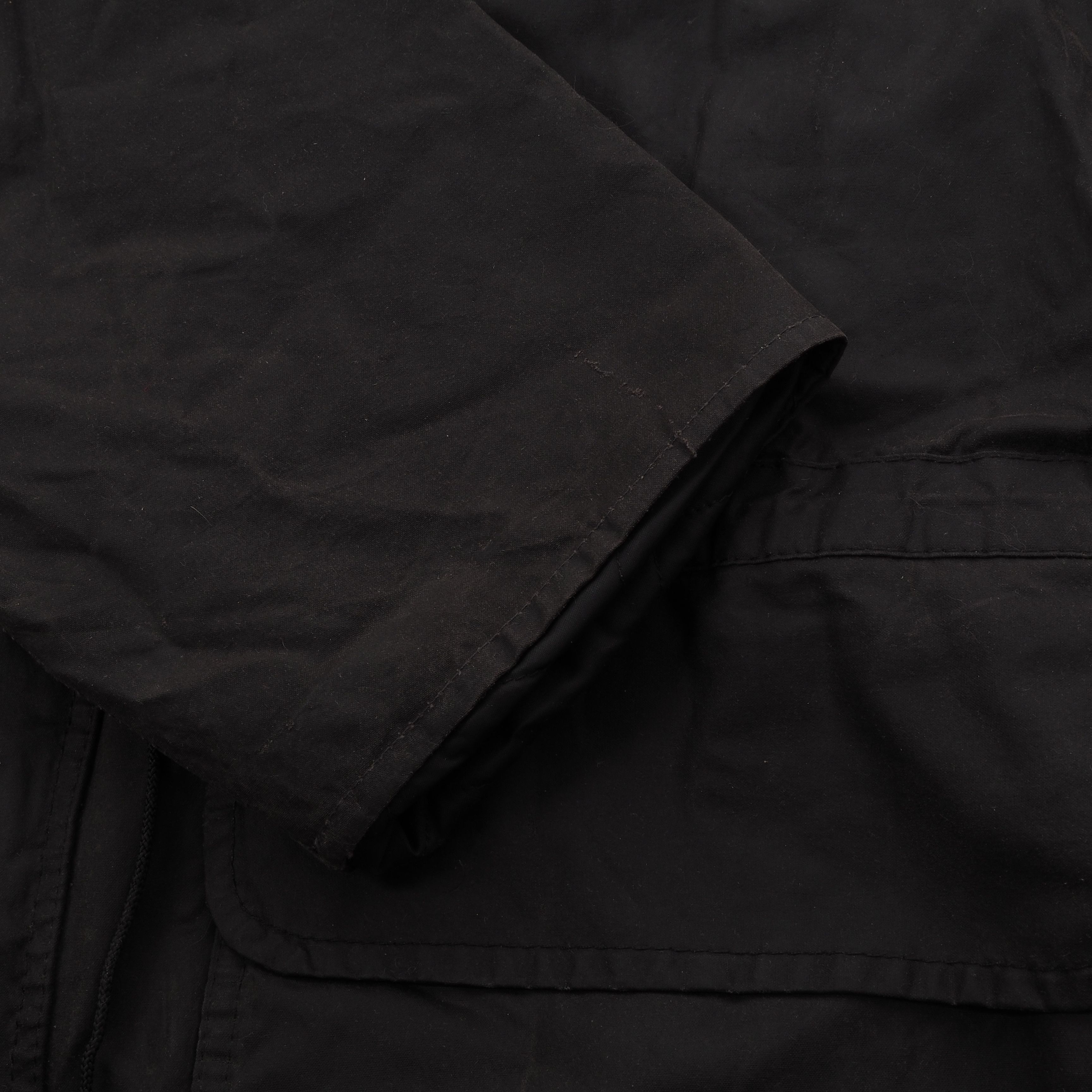 Barbour × Vintage Barbour A1506 Polarwax Fleece Lined Black Waxed Coat Jacket Size US L / EU 52-54 / 3 - 12 Thumbnail