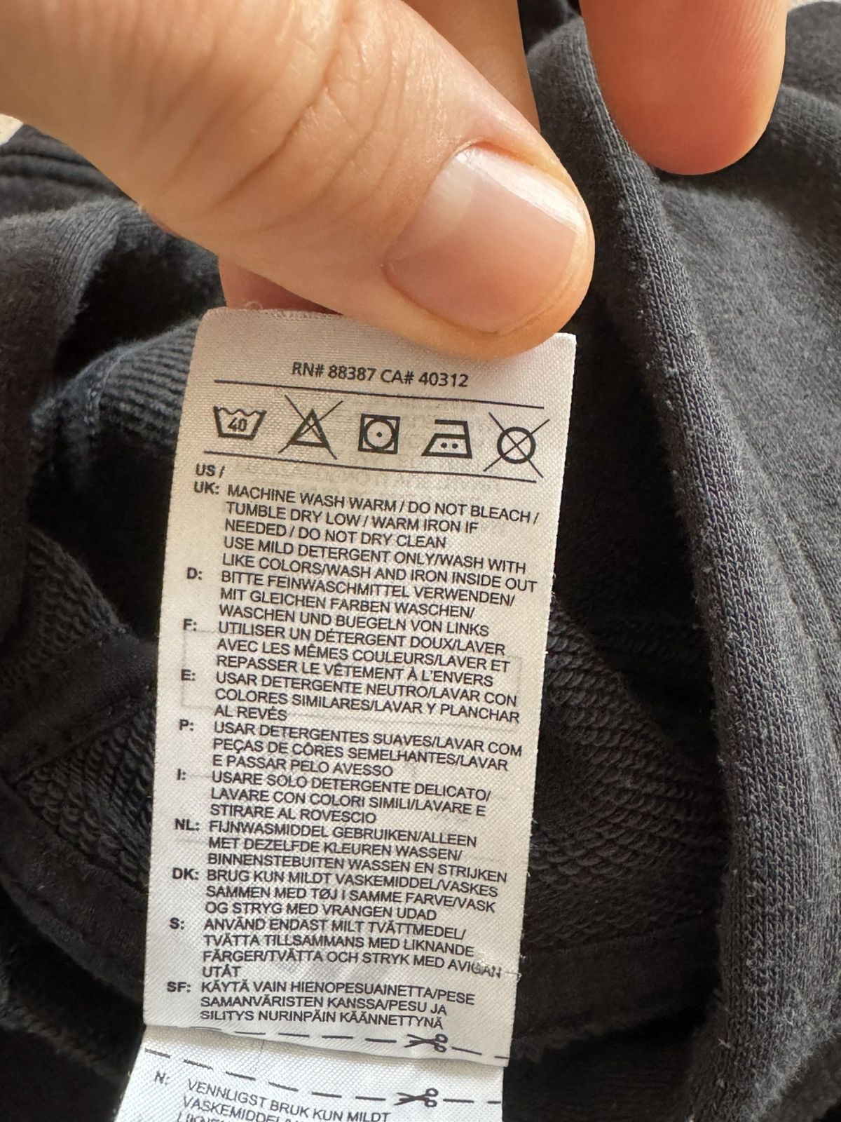 Adidas Adidas Black XS Hoodie with Big Logo Size US XS / EU 42 / 0 - 5 Thumbnail