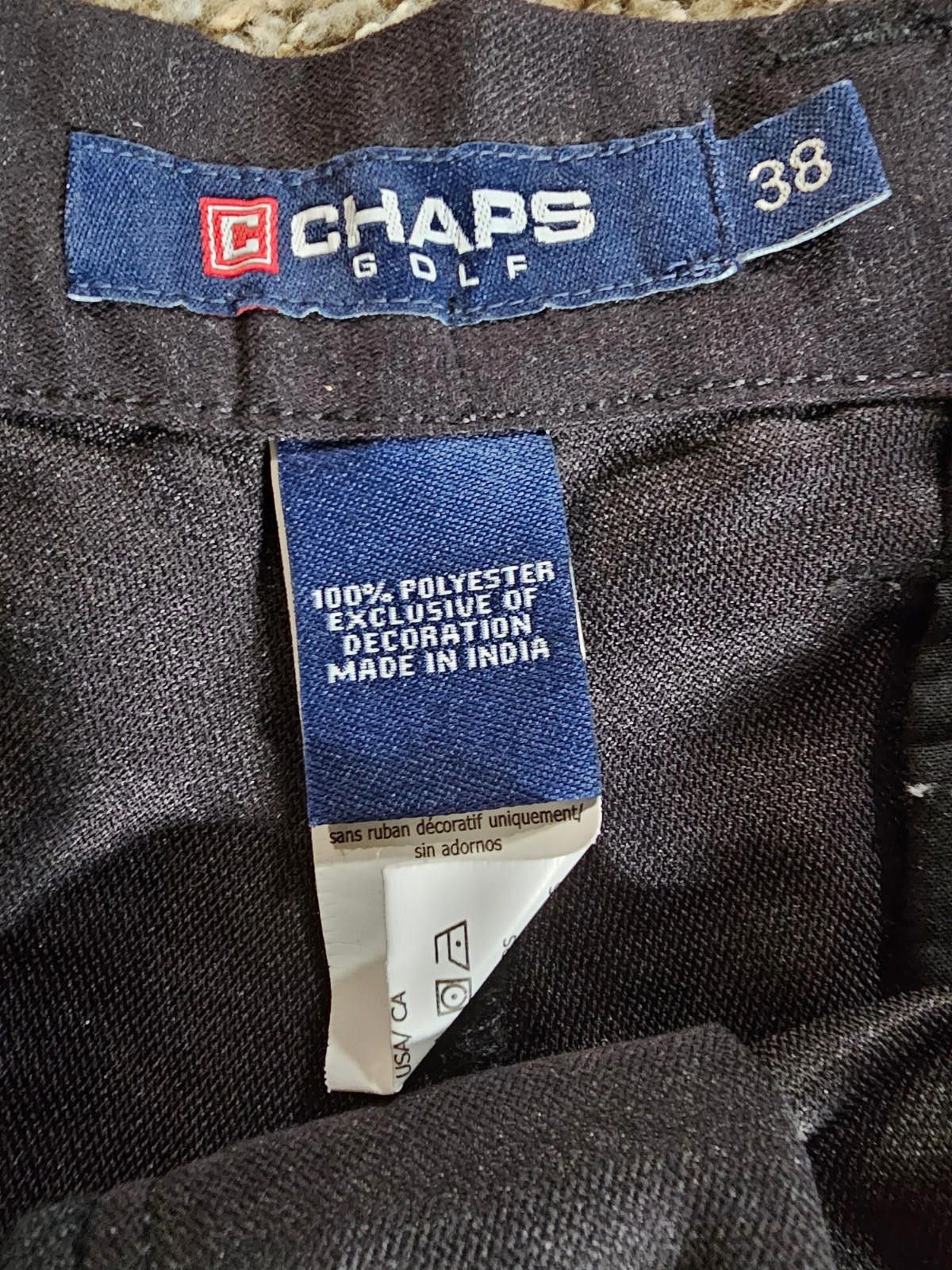 Chaps Men's Chaps Golf Shorts Black Size 38 Size US 38 / EU 54 - 2 Thumbnail