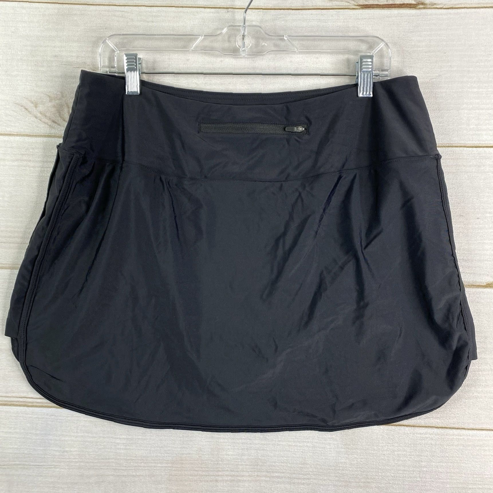 Swims Soothfeel Black Swim Skirt XXL Lined Pocket Bottom Womens Bottom NWT Swimsuit Skort Size 40" / US 18 - 6 Thumbnail
