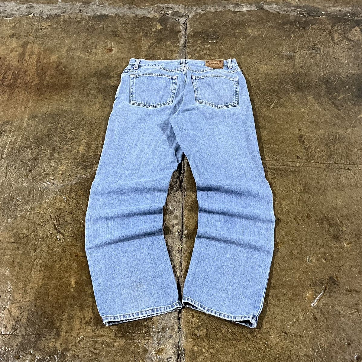 Polo Ralph Lauren × RRL Ralph Lauren × Vintage Polo Ralph Lauren Vintage Y2K Faded Light Wash Jeans Size US 32 / EU 48 - 1 Thumbnail