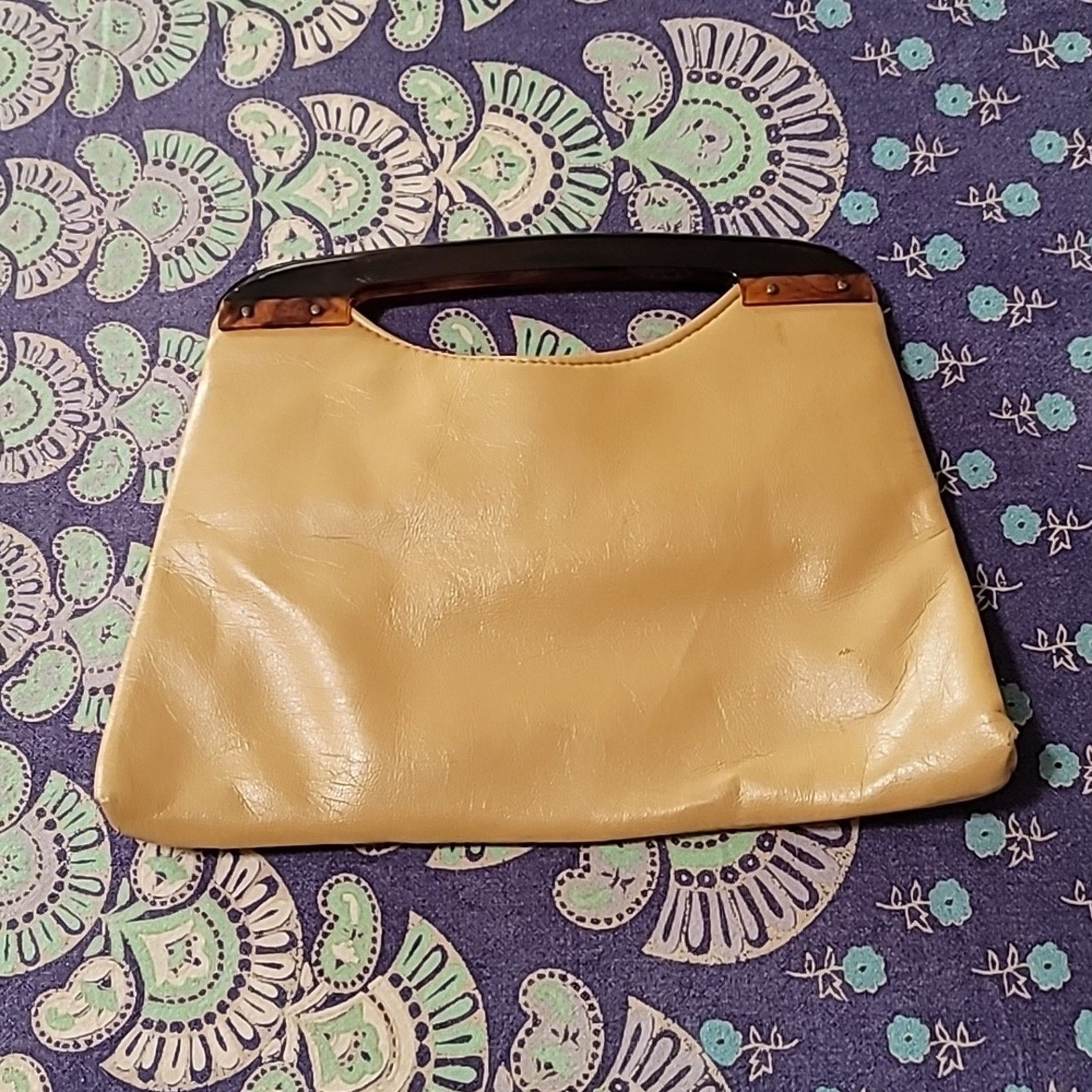 Unknown London Vtg Leather and Lucite Super 1960s High Quality Handbag Size ONE SIZE - 1 Thumbnail