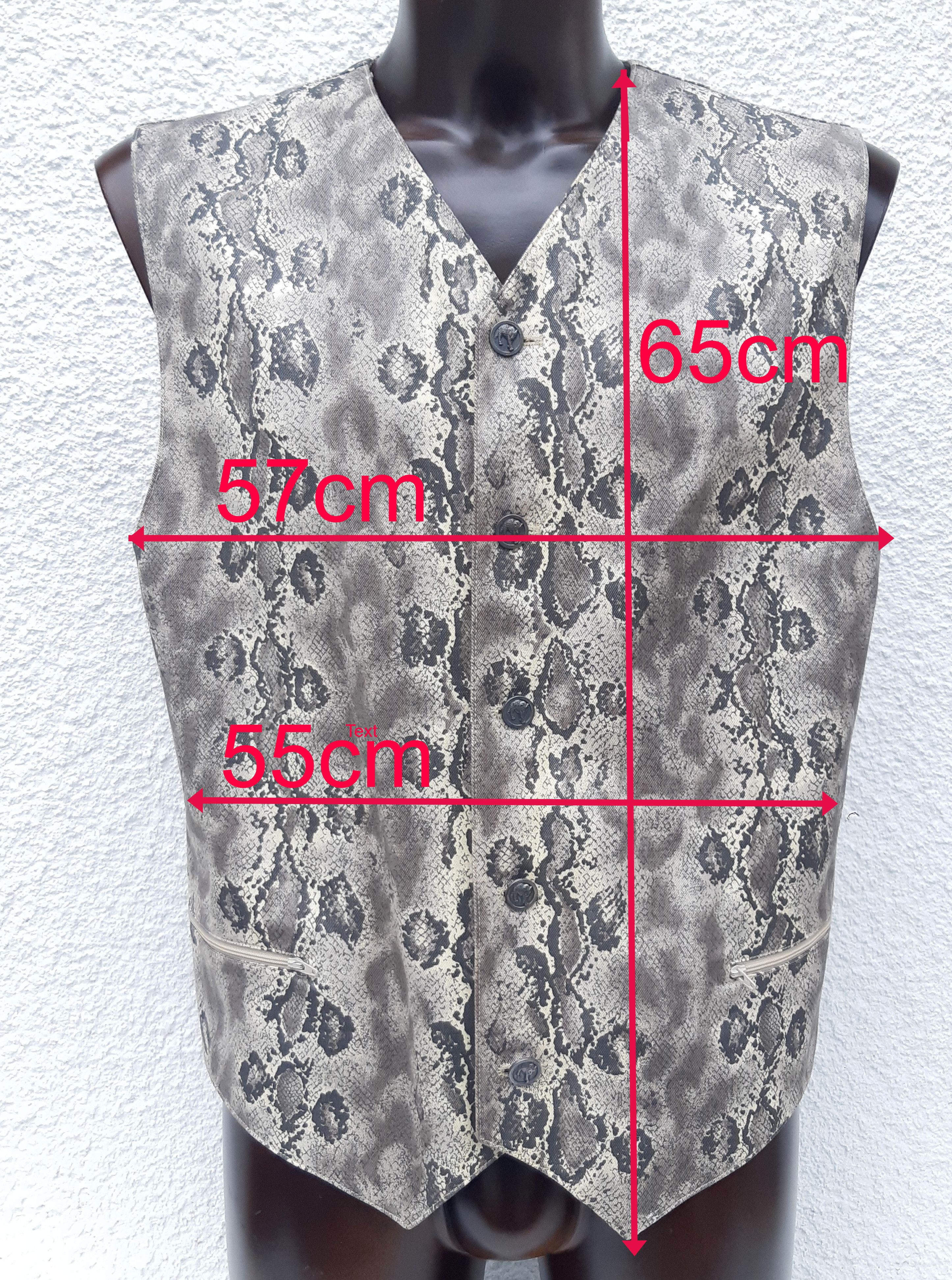 Versus Versace Vintage 90s GIANNI VERSACE VERSUS men's vest Size 42R - 10 Thumbnail