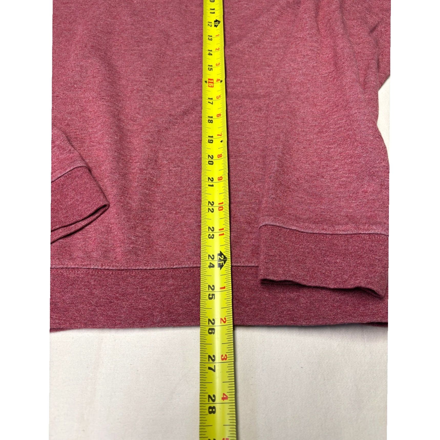 johnnie-O Johnnie-O Santa Monica Quarter Zip Pullover Sweater Heather Red Medium Cotton Size US M / EU 48-50 / 2 - 5 Thumbnail