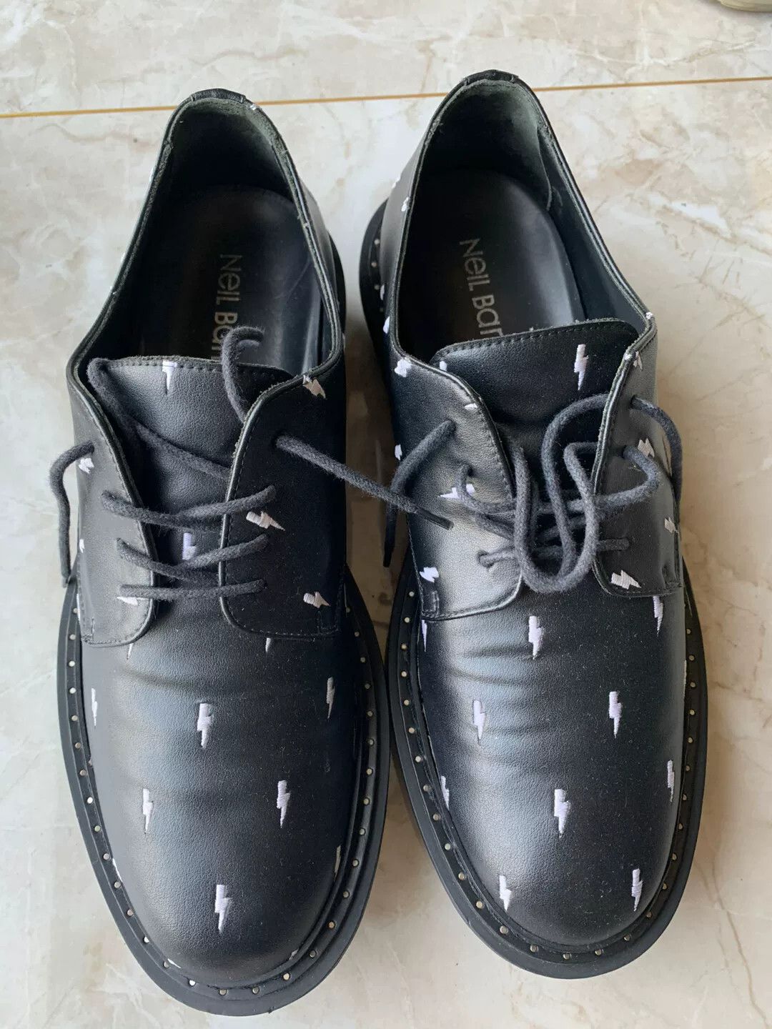 Neil Barrett neil barrett lightning embroidery casual shoes Size US 10 / EU 43 - 1 Thumbnail