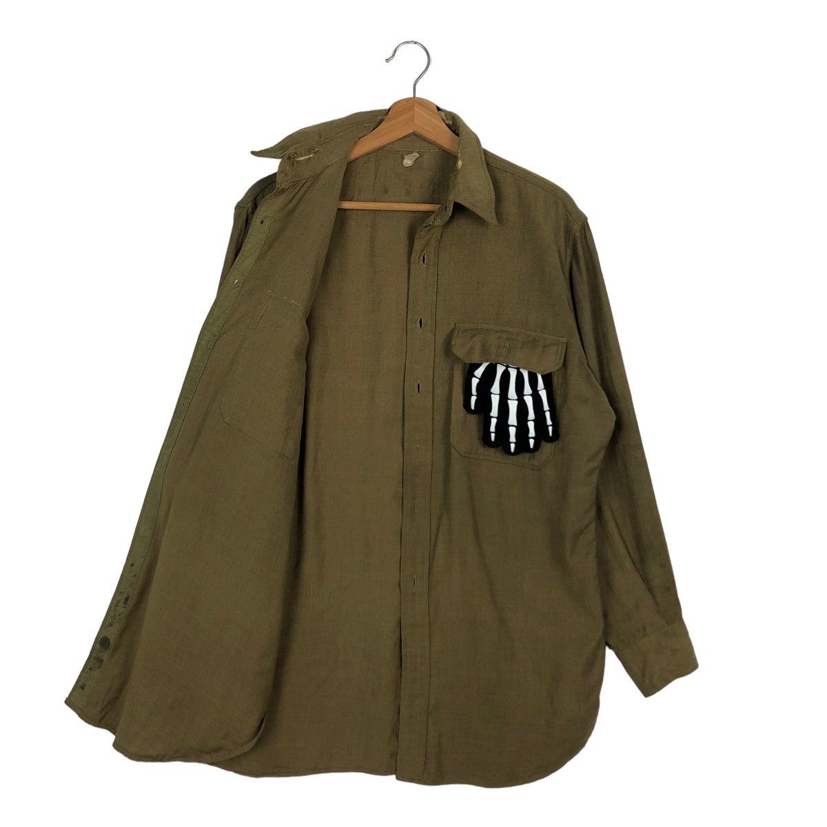 Vintage 🔥TRUE VINTAGE 40’s WORLD WAR WOOL ARMY JACKET Size M / US 6-8 / IT 42-44 - 8 Thumbnail