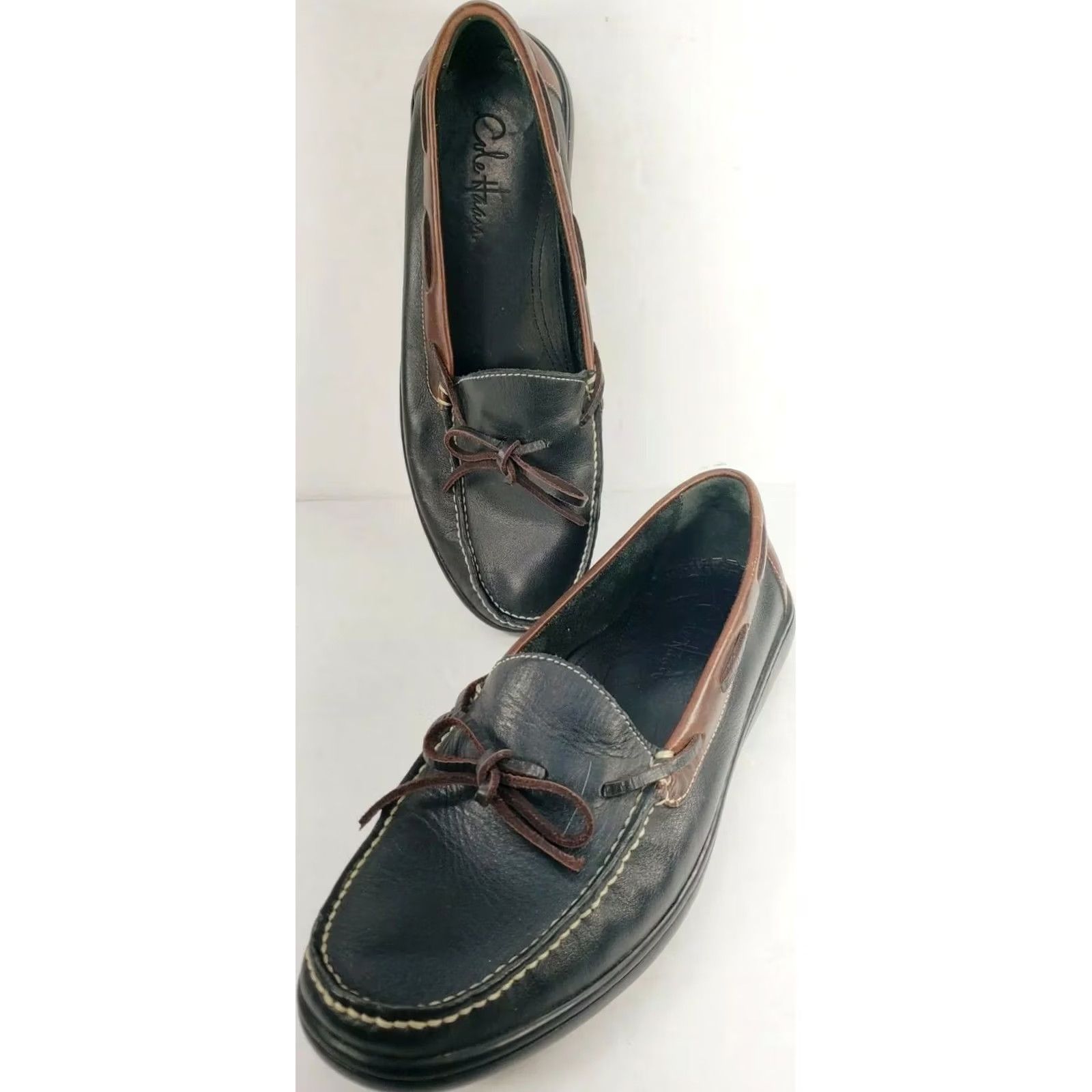 Cole Haan Cole Haan Country Black/Brown Leather Slip-On Loafers Men’s 9.5M Size 9.5M Brown Black Leather Slip-On Loafers Men’s 9.5M Cole Haan Country Size US 10 / EU 43 - 4 Thumbnail