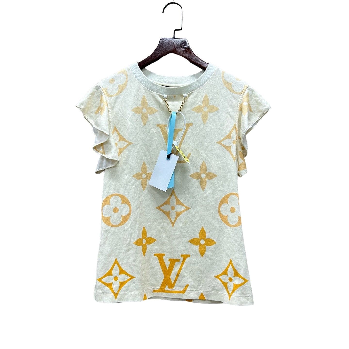 Louis Vuitton Louis Vuitton Monogram Ruffled T-Shirt XS Size XS / US 0-2 / IT 36-38 - 1 Thumbnail