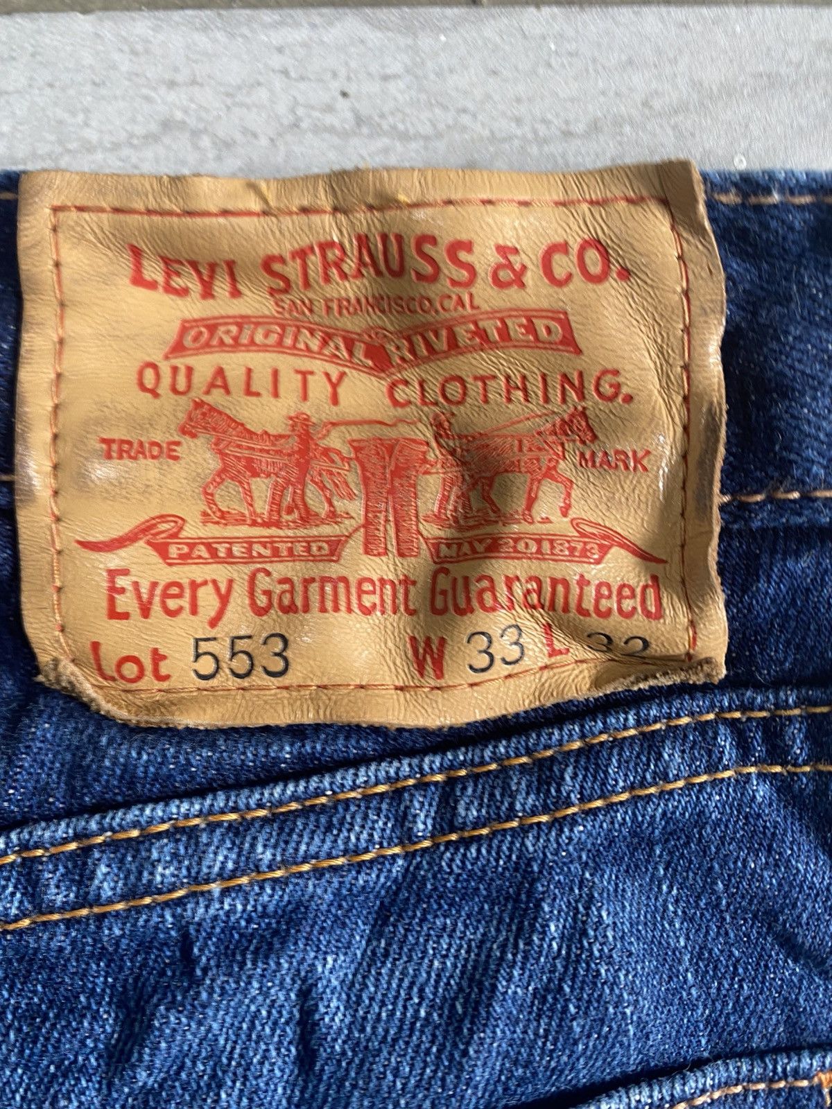 Levi's LEVIS 553 BAGGY Size US 34 / EU 50 - 11 Thumbnail
