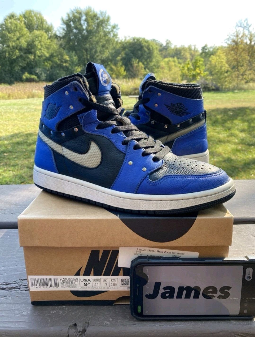 Jordan Brand Air Jordan 1 Zoom Comfort SE Sisterhood Size 9.5 W (8 Men) Size US 9.5 / IT 39.5 - 1 Thumbnail