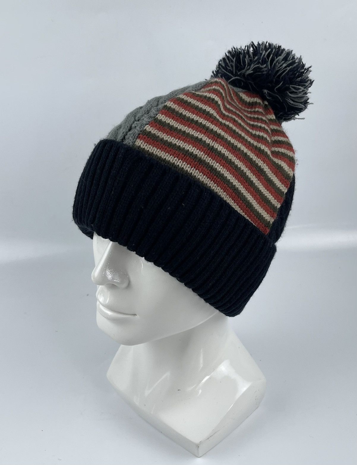 multicolour beanie hat snow cap tc19