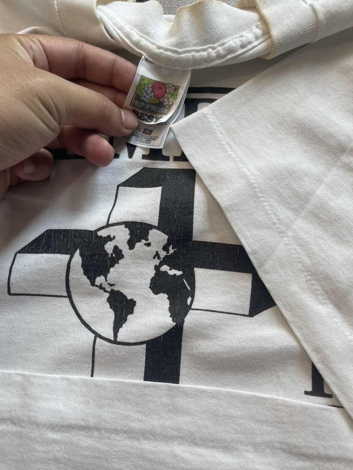 Vintage Vintage 90s Temple Church of Christ T-Shirt X Size US L / EU 52-54 / 3 - 3 Thumbnail