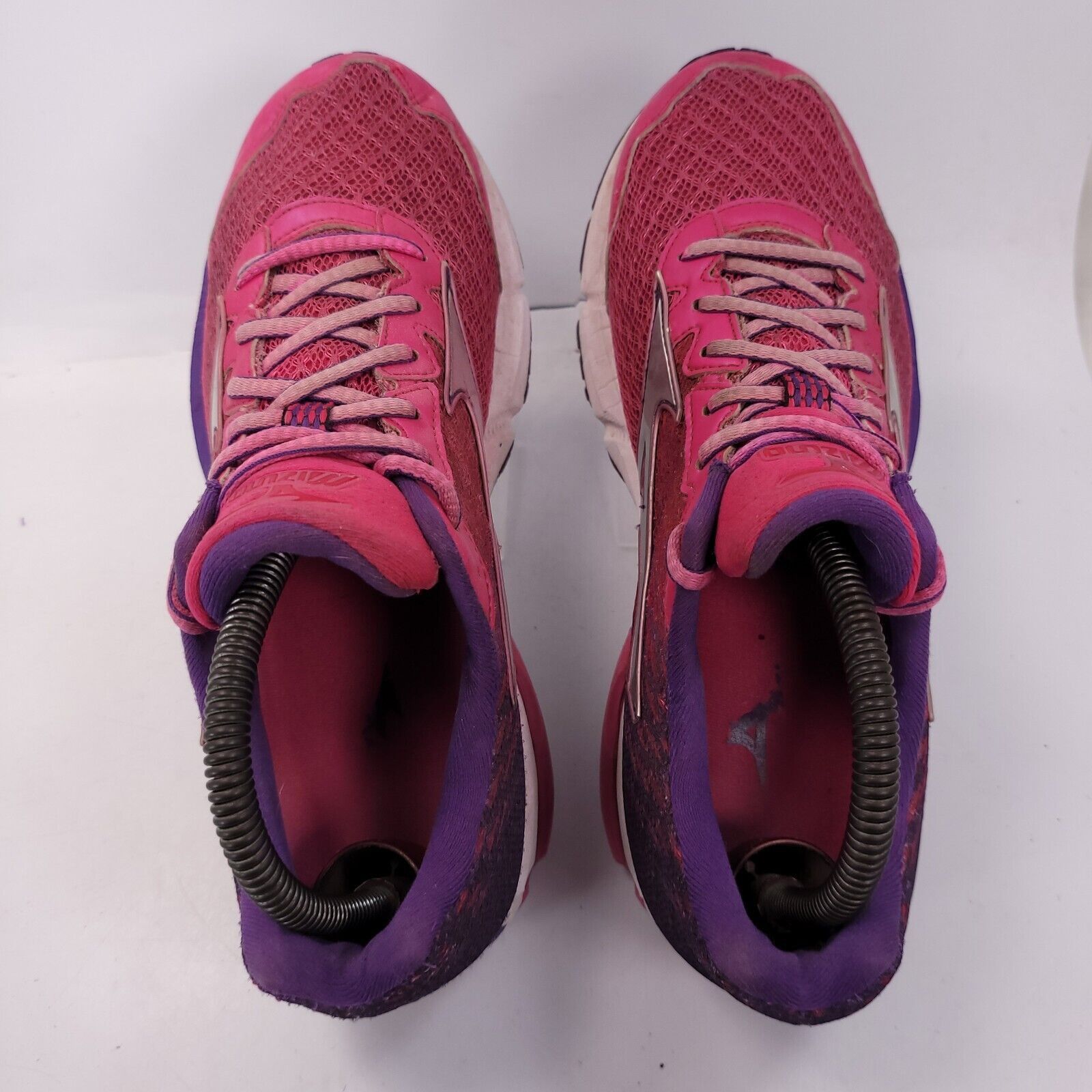 Mizuno Mizuno Wave Rider 19 Shoe Womens Size 9 J1GD160303 Pink Size US 9 / IT 39 - 4 Thumbnail