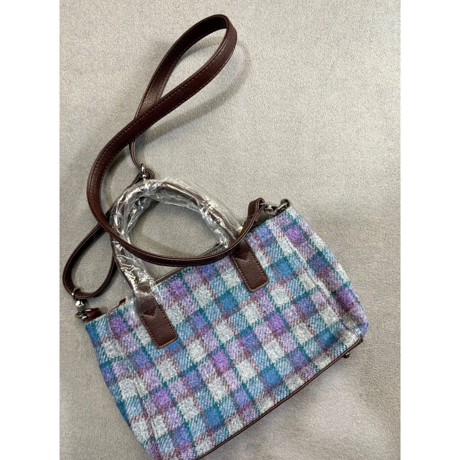 Harris Tweed Glen Appin Of Scotland Harris Tweed shoulder bag Women Multicolor Wool Exterior Bag Style Shoulder Bag Size ONE SIZE - 6 Thumbnail