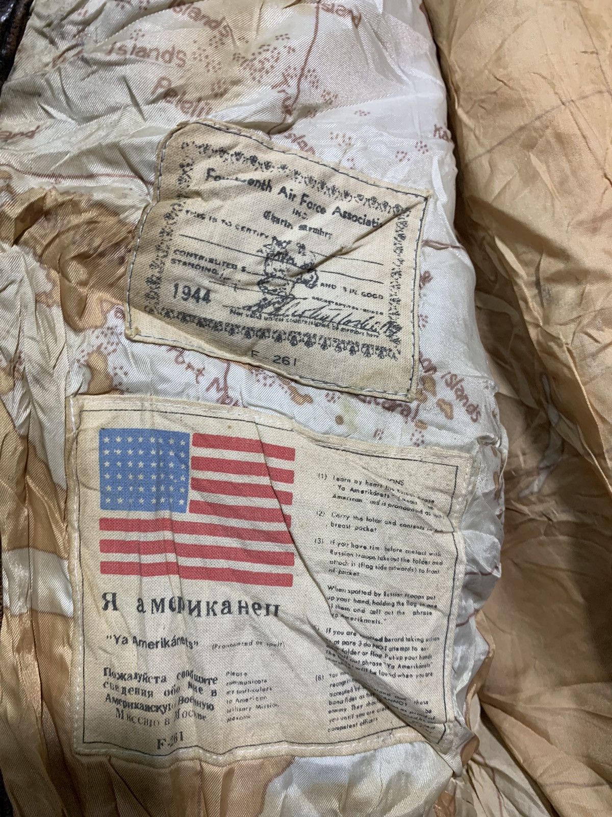 Other 🔥VERY WORN LEATHER USAF FLIGHT JACKETS Size US M / EU 48-50 / 2 - 14 Thumbnail