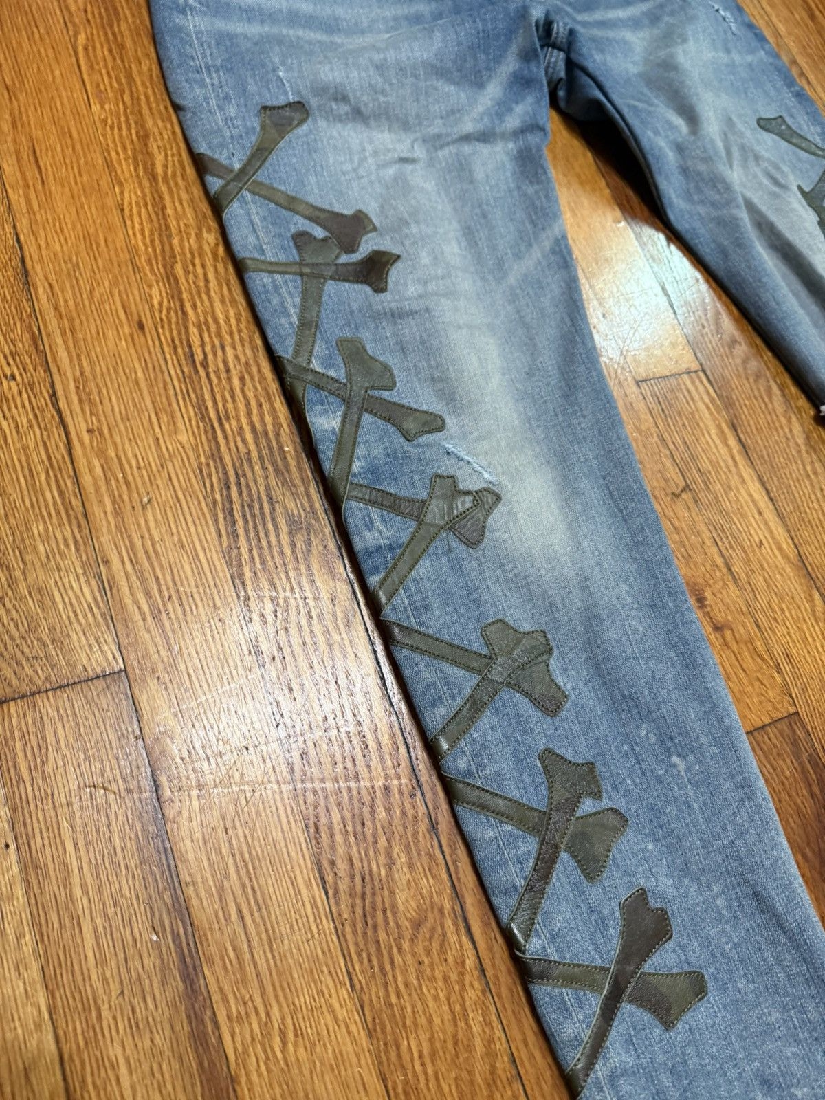 Amiri Amiri Camo Bones Jeans Mx1 Size 38 Size US 38 / EU 54 - 5 Thumbnail