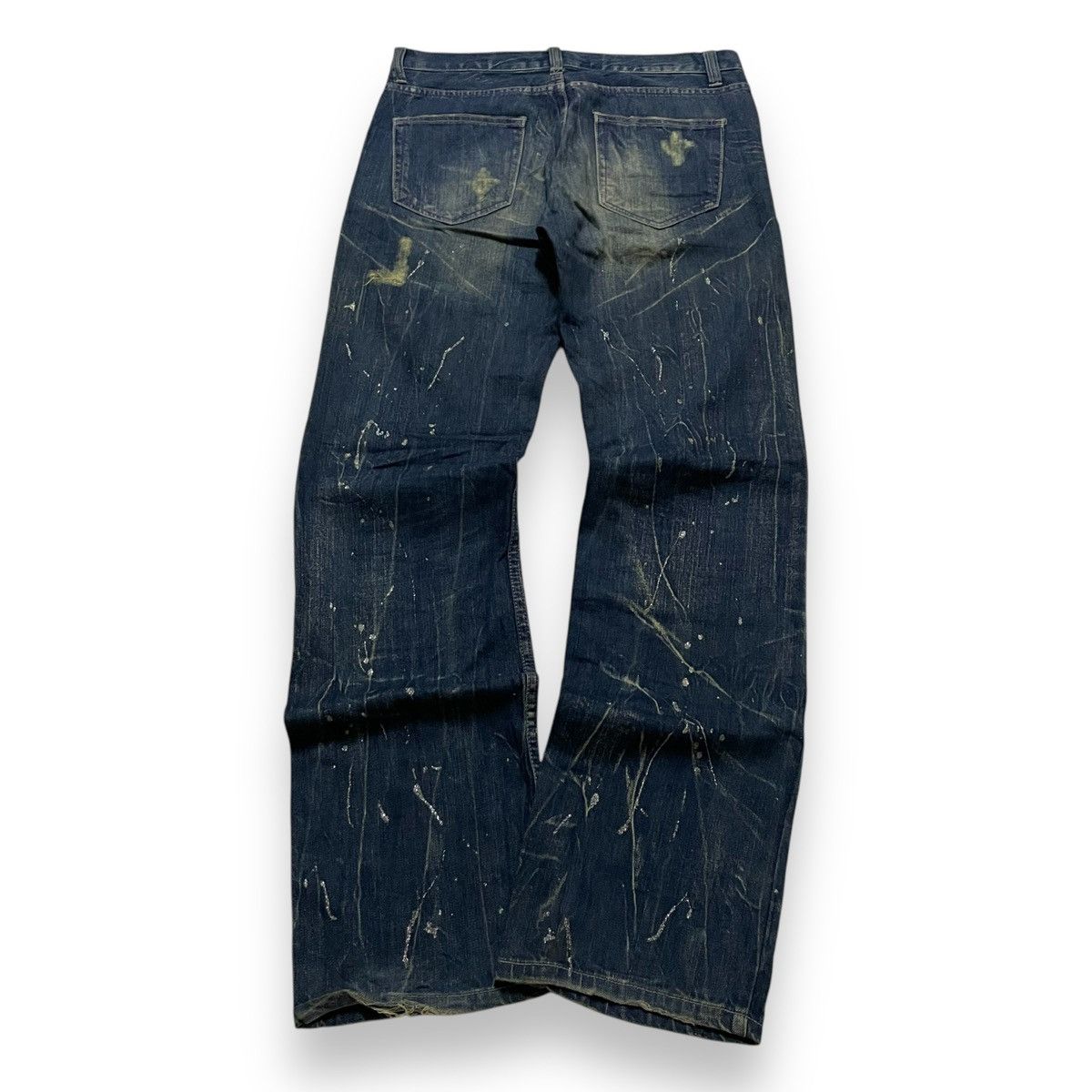If Six Was Nine ORIGINAL VINTAGE NYLAUS PREMIUM SPLASHED DENIM (35×45) Size US 35 - 10 Thumbnail
