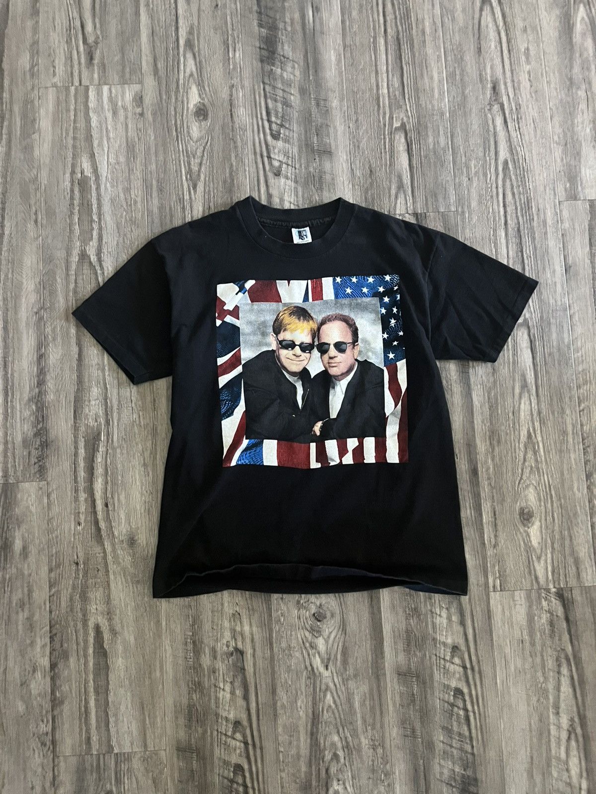 Vintage Vintage 1994 Billy Joel and Elton John Tour Tee Size US L / EU 52-54 / 3 - 1 Thumbnail
