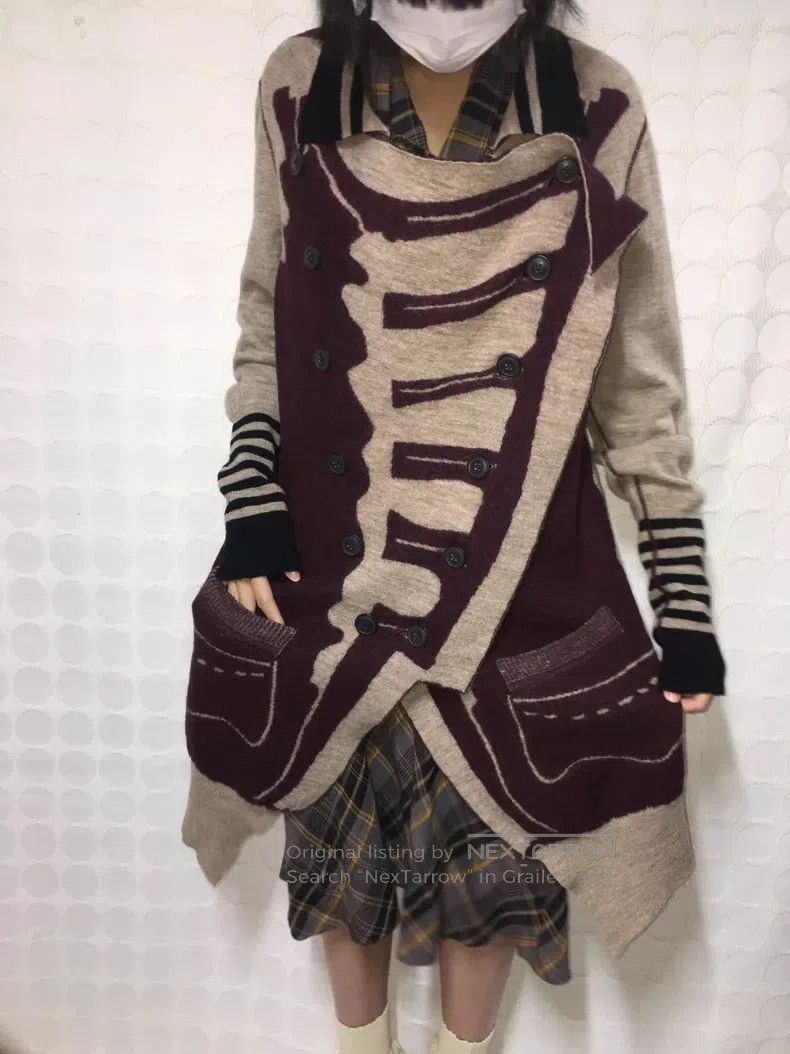 Vivienne Westwood Vivienne Westwood Napoleon Print Knit Cardigan Size M / US 6-8 / IT 42-44 - 2 Thumbnail