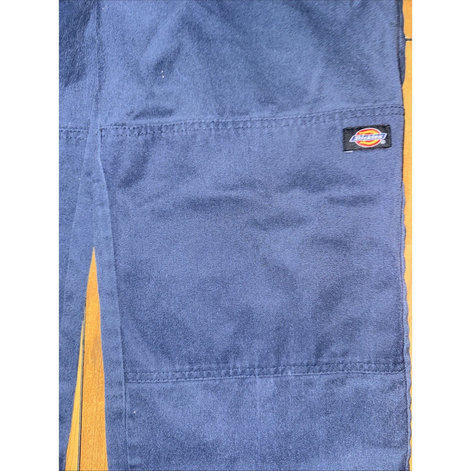 Dickies Vintage Dickies Loose Fit Double Knee Work Pants Blue 38x29 Size US 38 / EU 54 - 3 Thumbnail